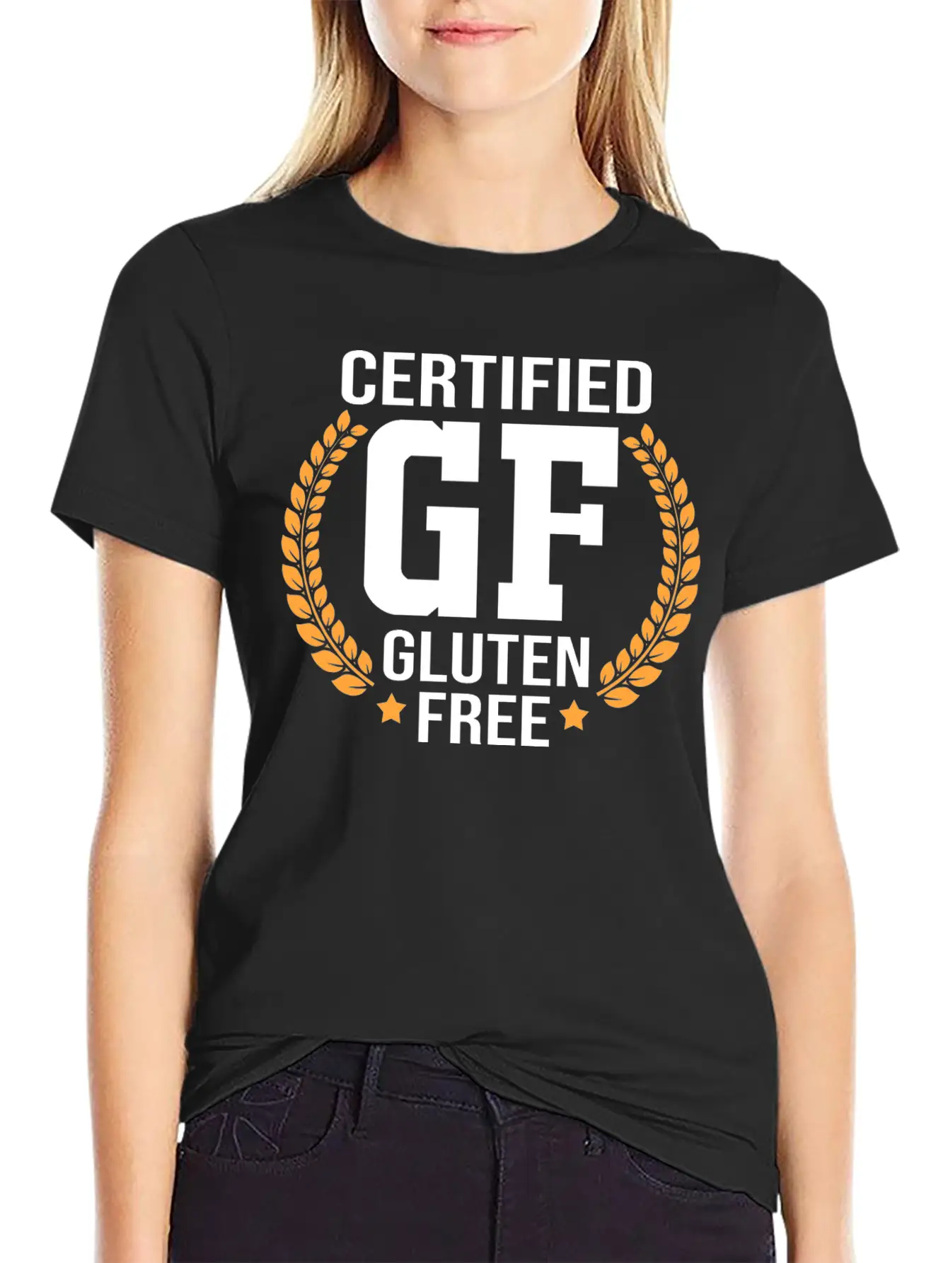 Gluten Free Lifestyle Certified GF Gluten Free Comfortable Minimalist Graphic Tee – Summer Style Essential