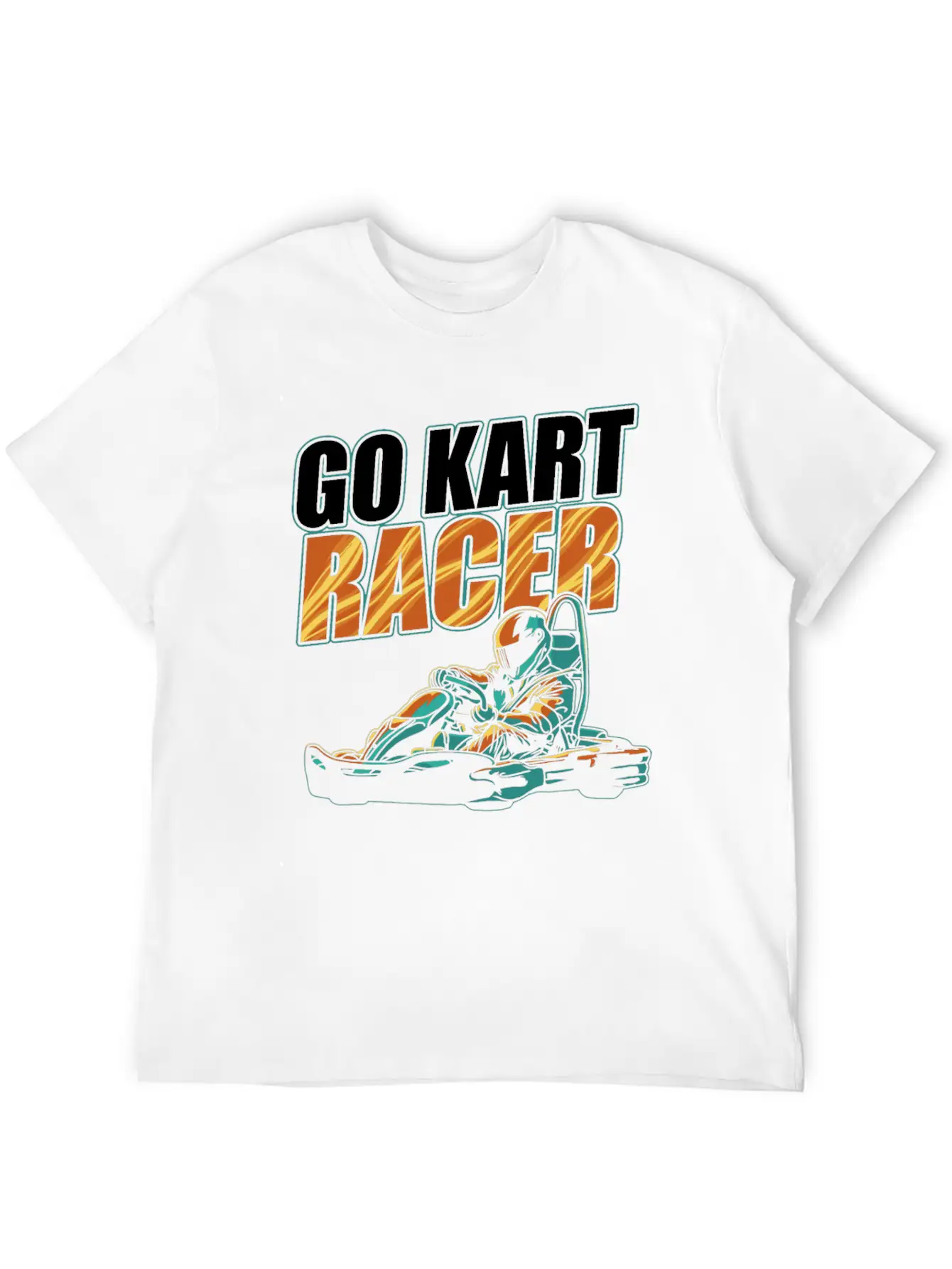 Go Kart Racing Finish Karting Go-Cart Racer DA1 Timeless Short Sleeve Tee – Comfy And Minimalist Design