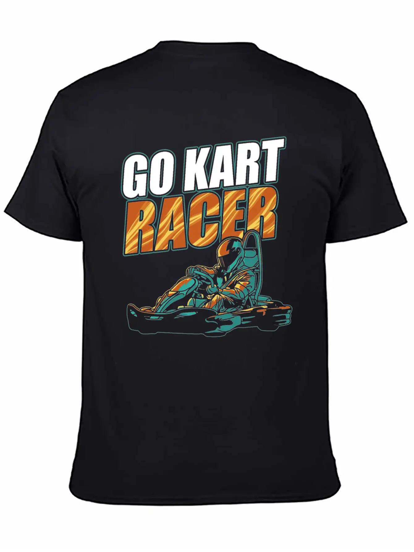 Go Kart Racing Finish Karting Go-Cart Racer DA1 Timeless Short Sleeve Tee – Comfy And Minimalist Design