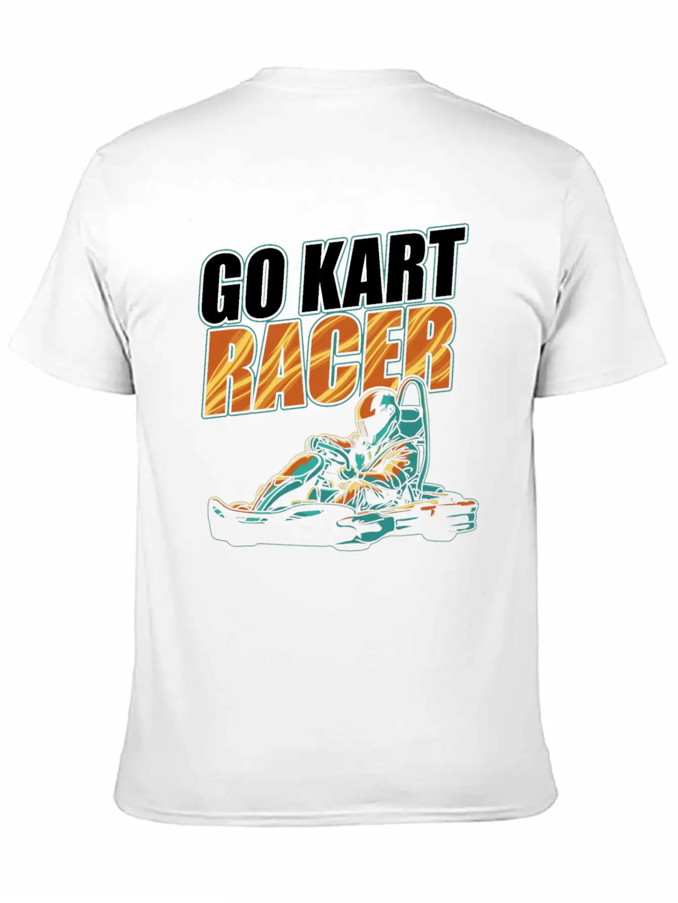 Go Kart Racing Finish Karting Go-Cart Racer DA1 Timeless Short Sleeve Tee – Comfy And Minimalist Design