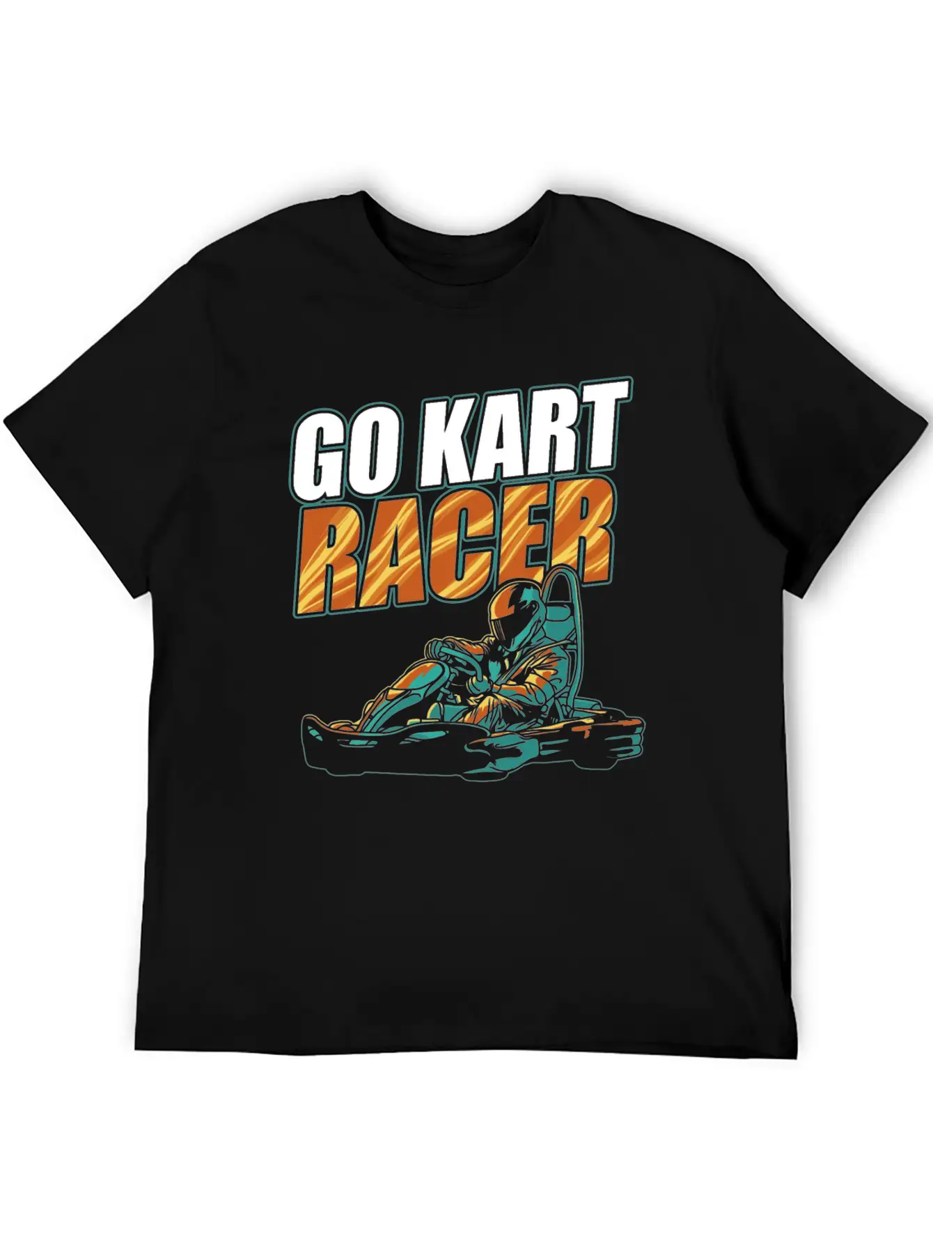 Go Kart Racing Finish Karting Go-Cart Racer DA1 Timeless Short Sleeve Tee – Comfy And Minimalist Design