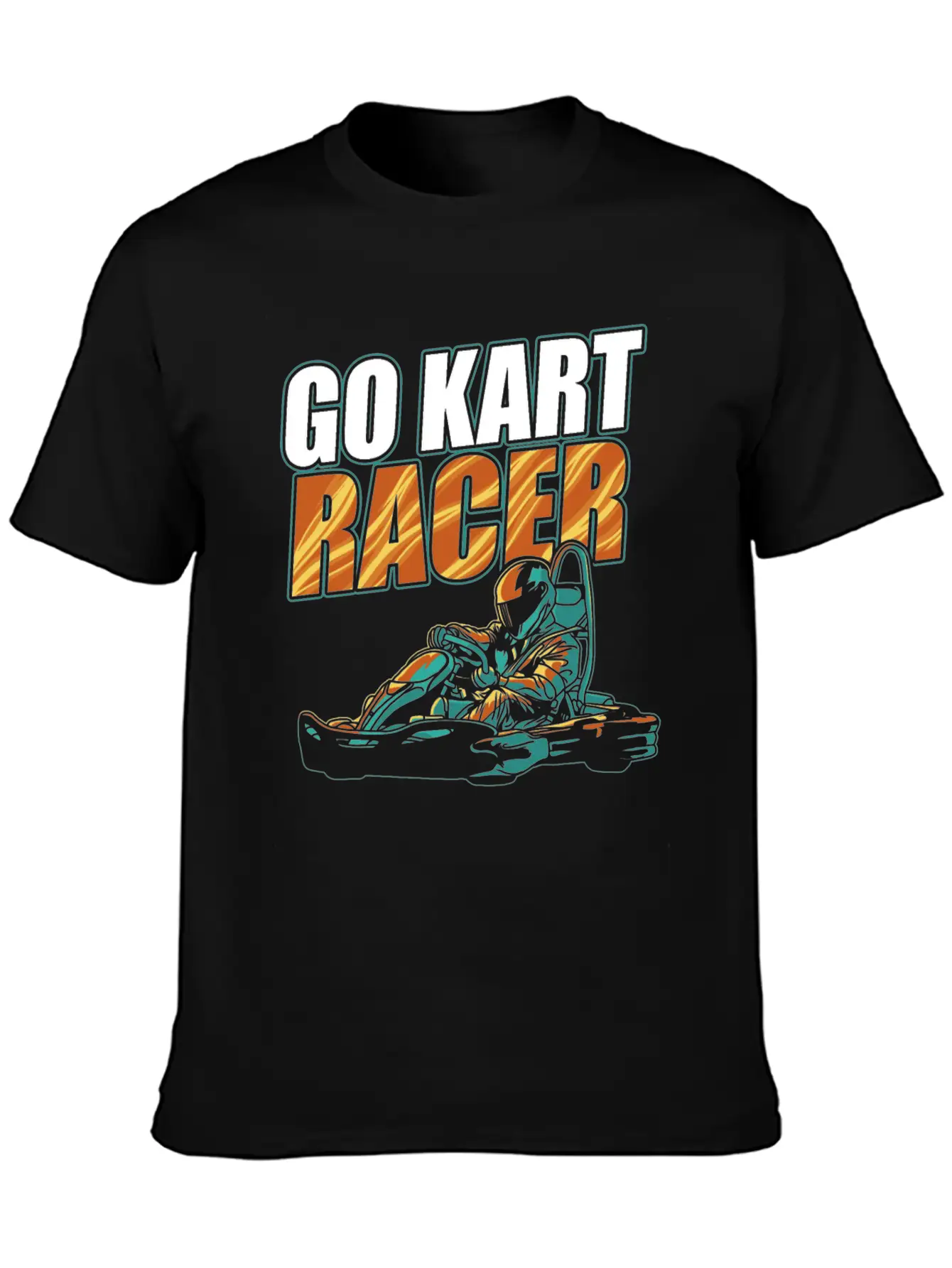 Go Kart Racing Finish Karting Go-Cart Racer DA1 Timeless Short Sleeve Tee – Comfy And Minimalist Design