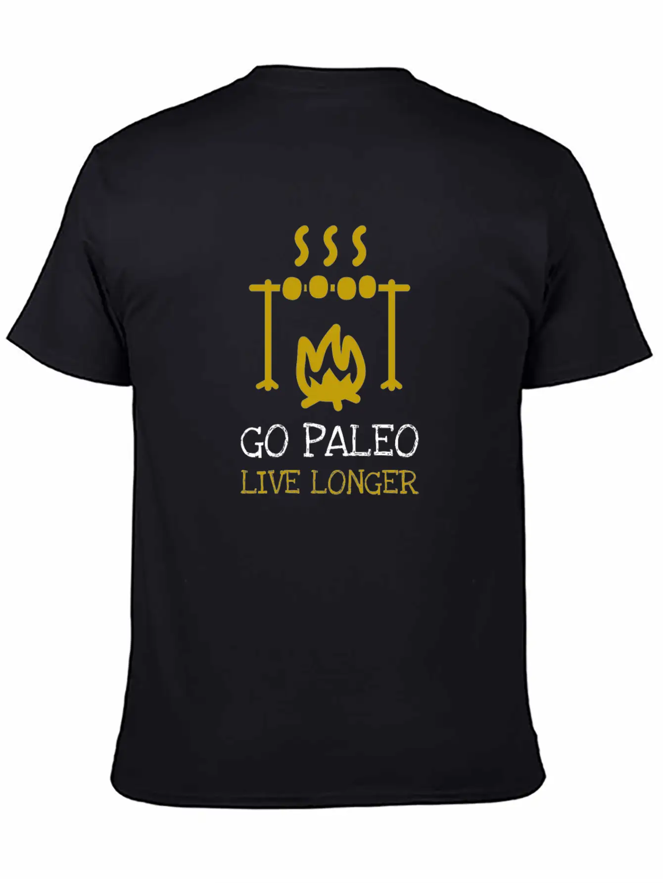 Go Paleo - Live Longer Basic Graphic T-Shirt – Daily Comfort In Soft Cotton