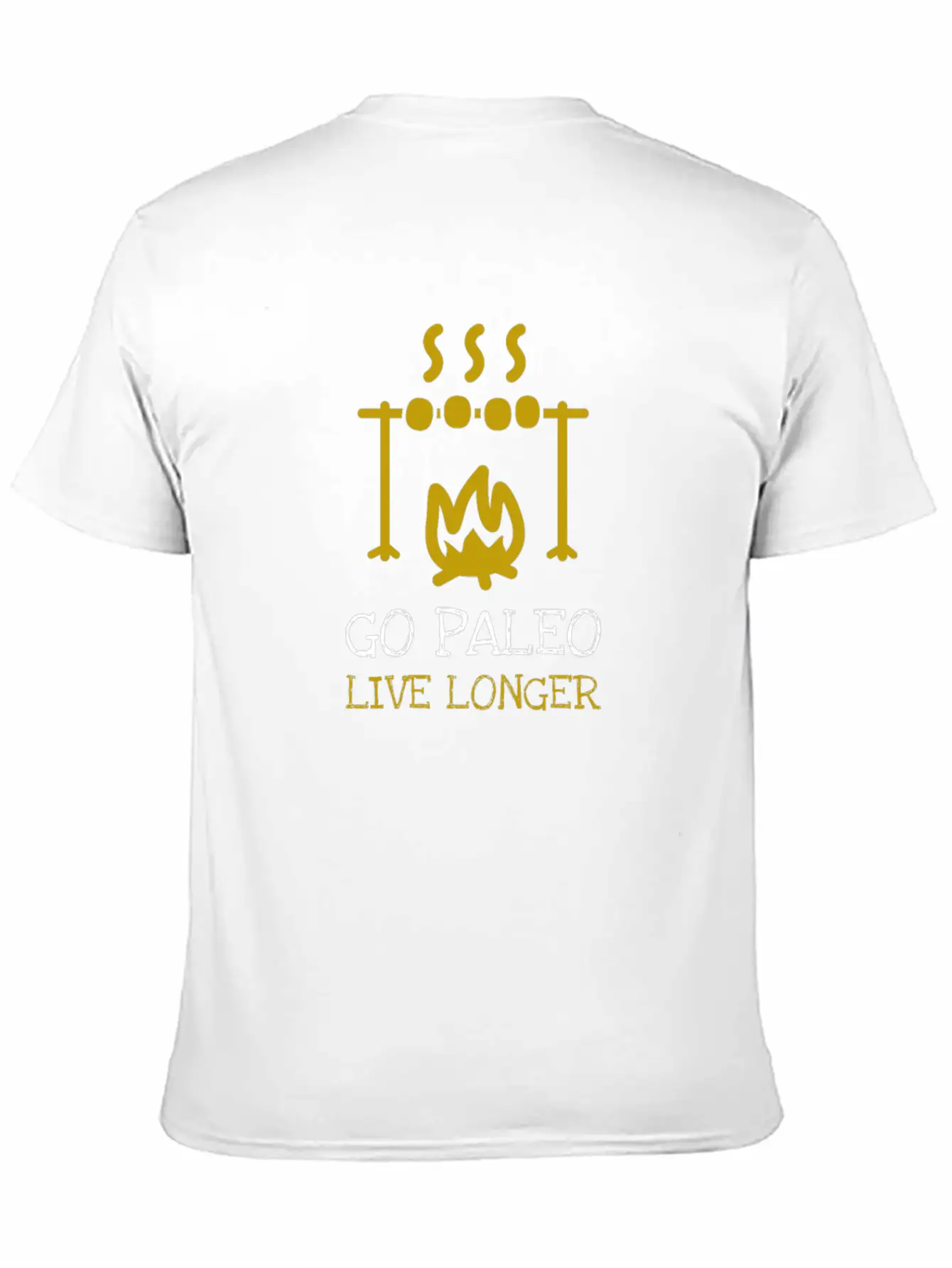 Go Paleo - Live Longer Basic Graphic T-Shirt – Daily Comfort In Soft Cotton
