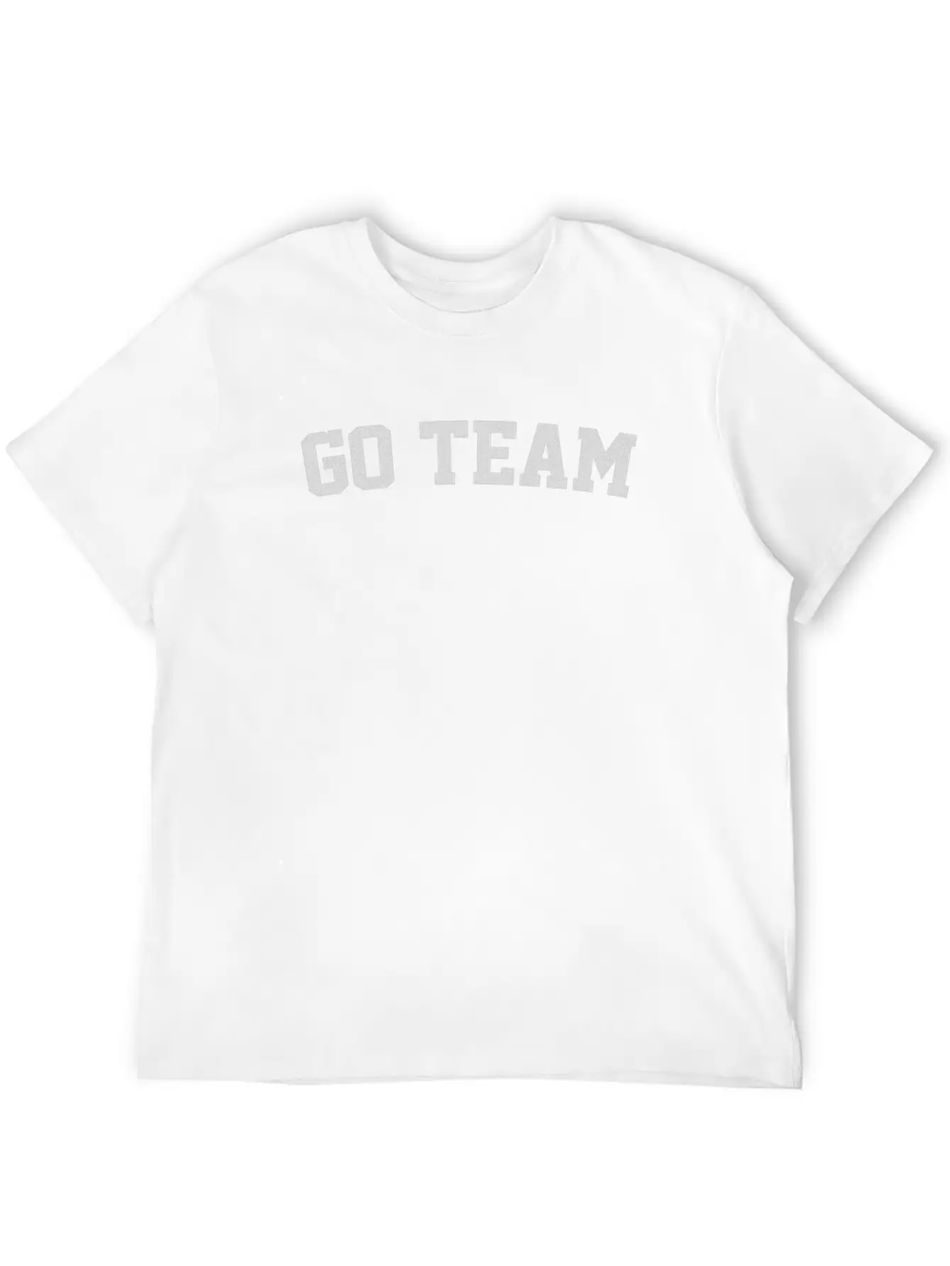 Go Team! Sports Fan Gift Unisex Short Sleeve Soft Cotton T-Shirt – Casual Everyday Wear