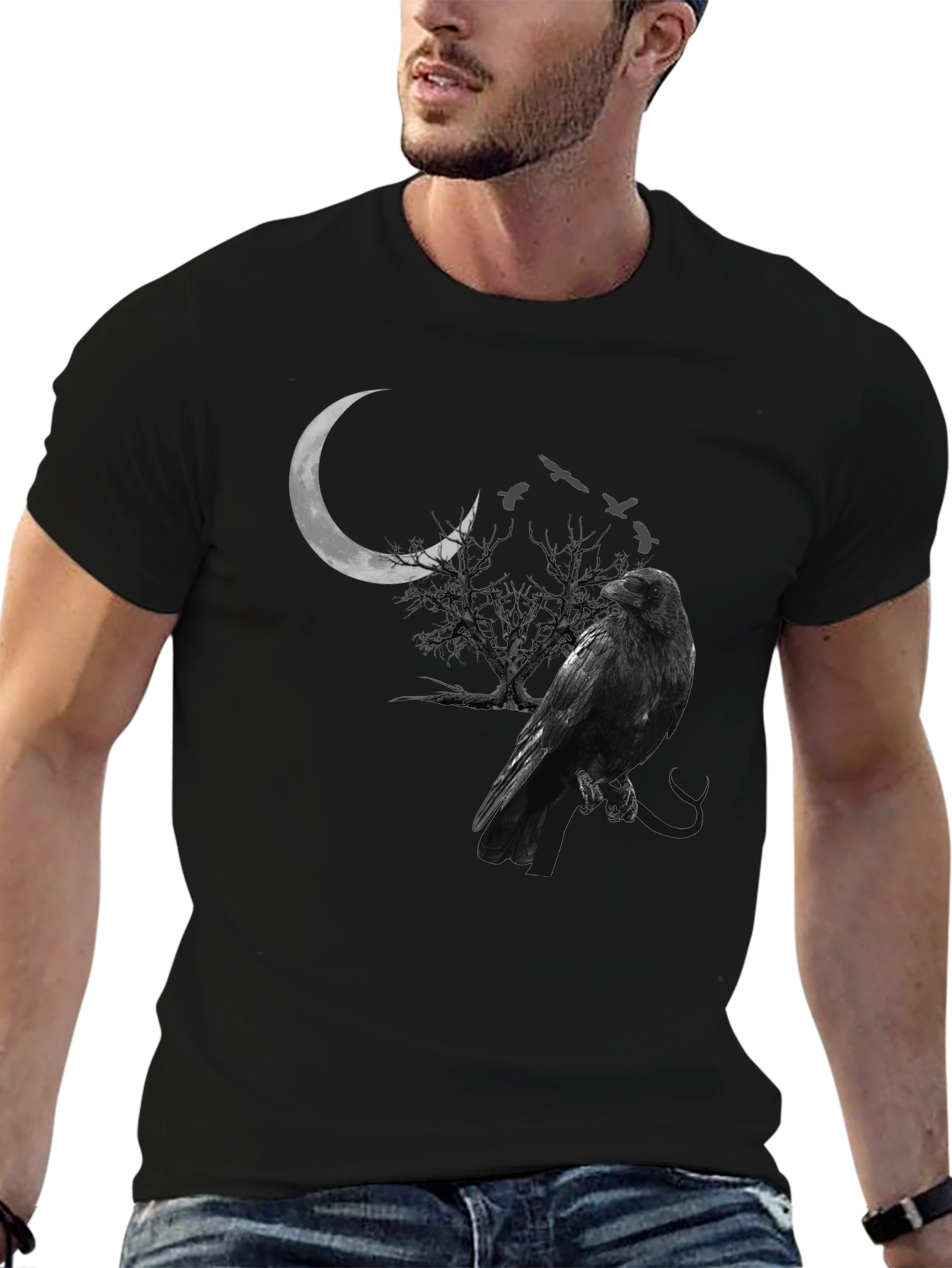 Raven Moon Graphic Tee