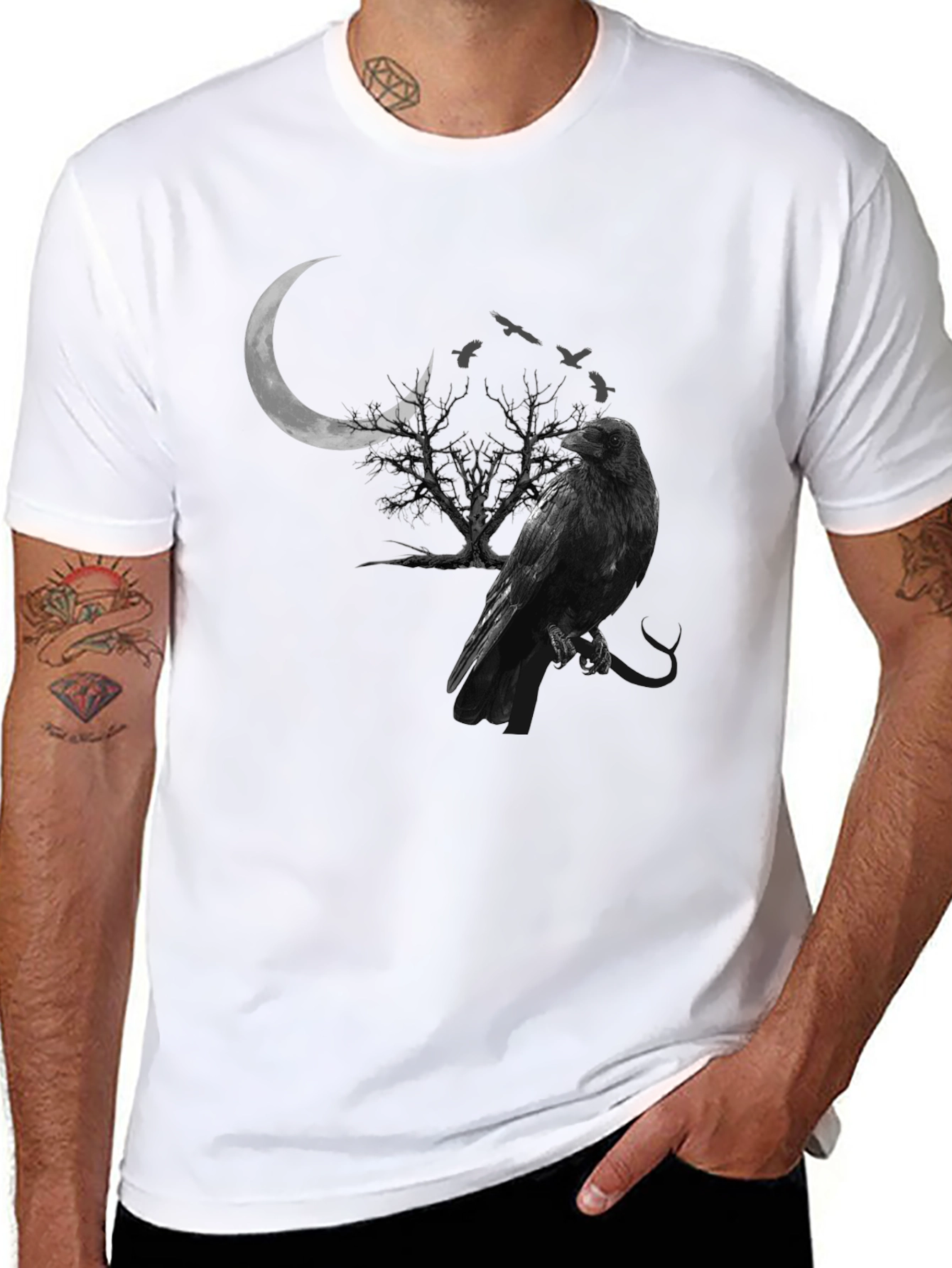Raven Moon Graphic Tee