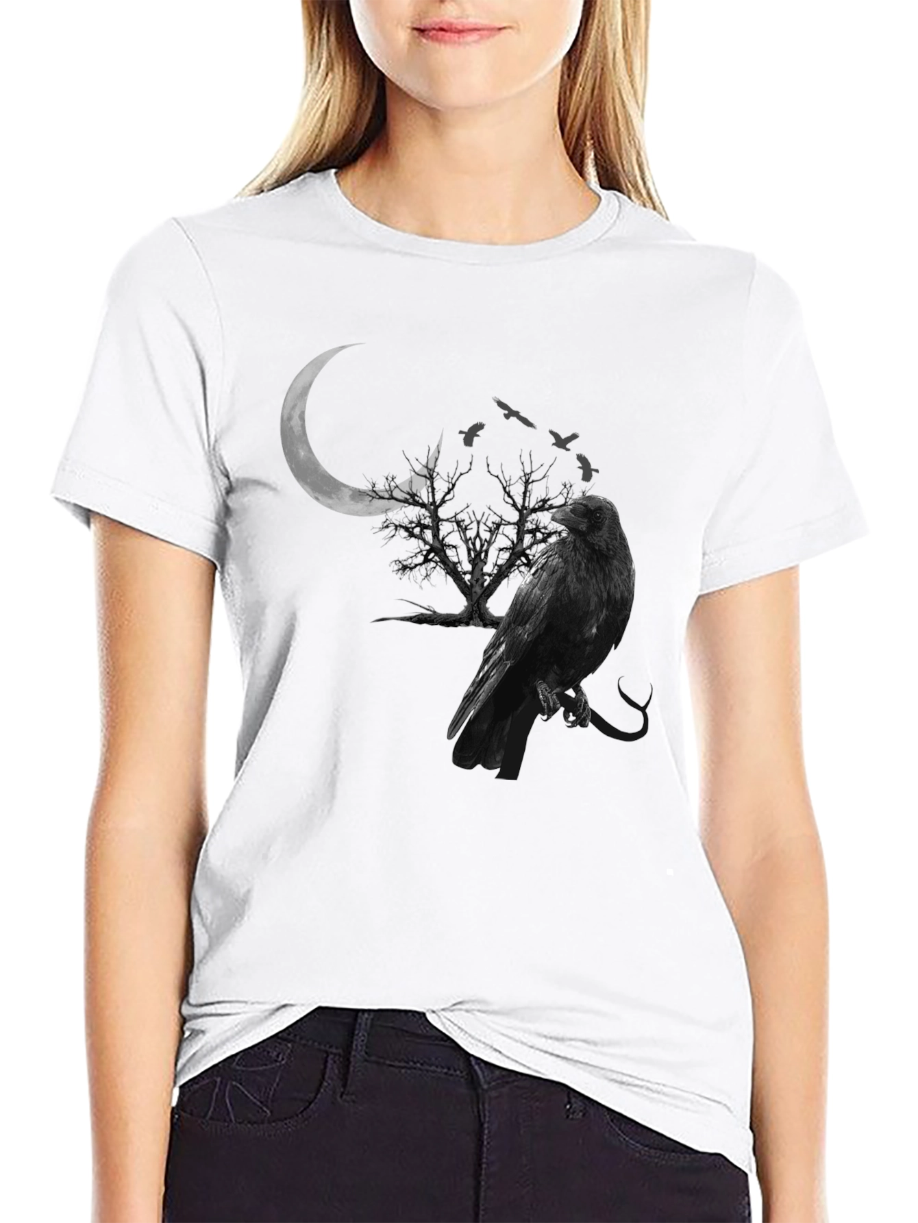 Raven Moon Graphic Tee