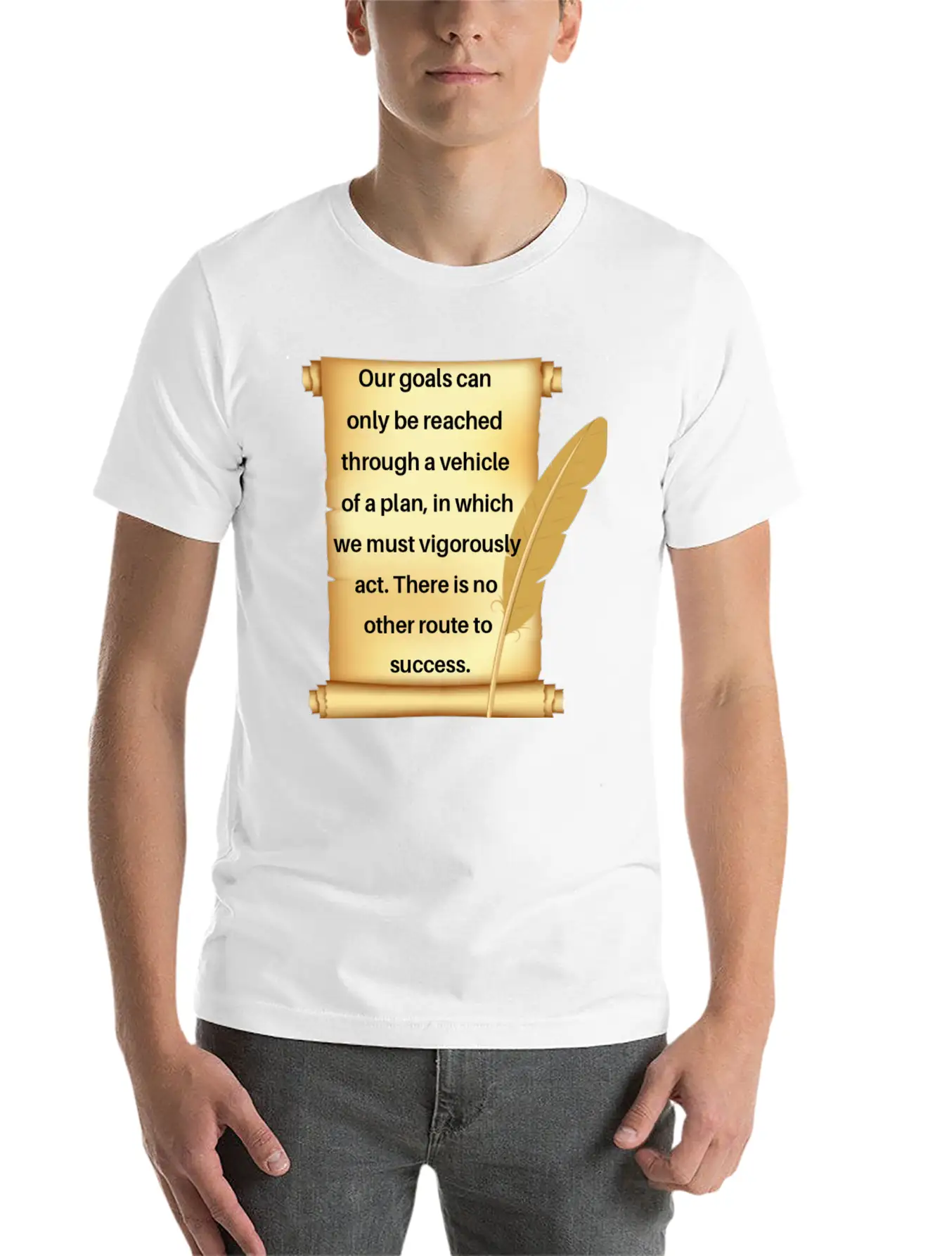 Goal Timeless Short Sleeve Tee – Comfy And Minimalist Design