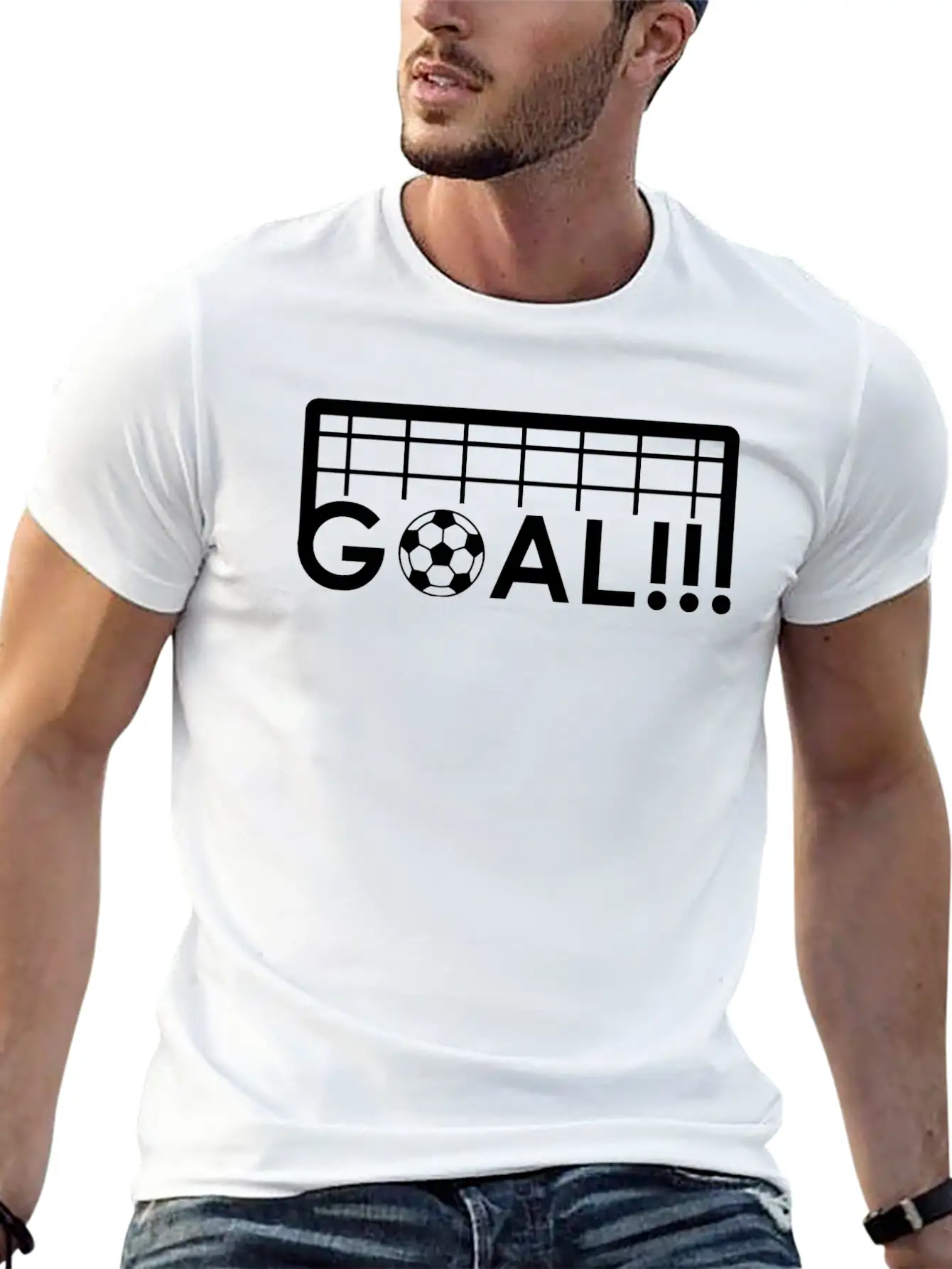 Goal Unisex Short Sleeve Soft Cotton T-Shirt – Casual Everyday Wear