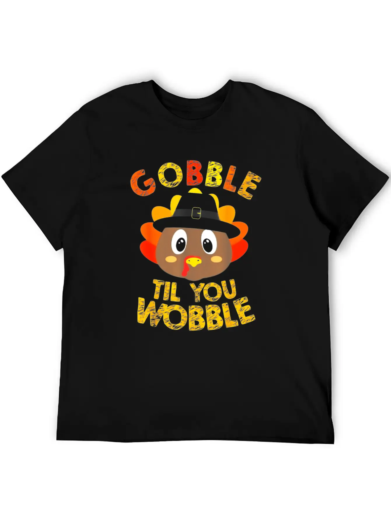 Gobble Til You Wobble Shirt Baby Outfit Toddler Basic Graphic T-Shirt – Daily Comfort In Soft Cotton