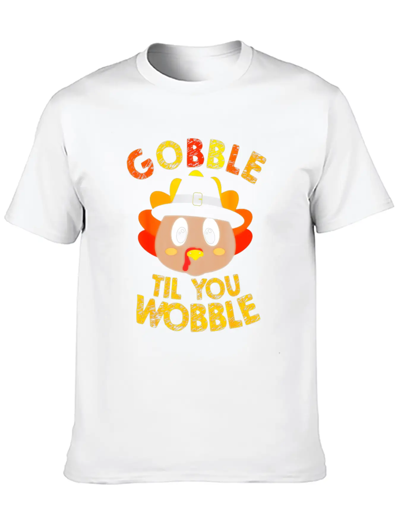 Gobble Til You Wobble Shirt Baby Outfit Toddler Basic Graphic T-Shirt – Daily Comfort In Soft Cotton