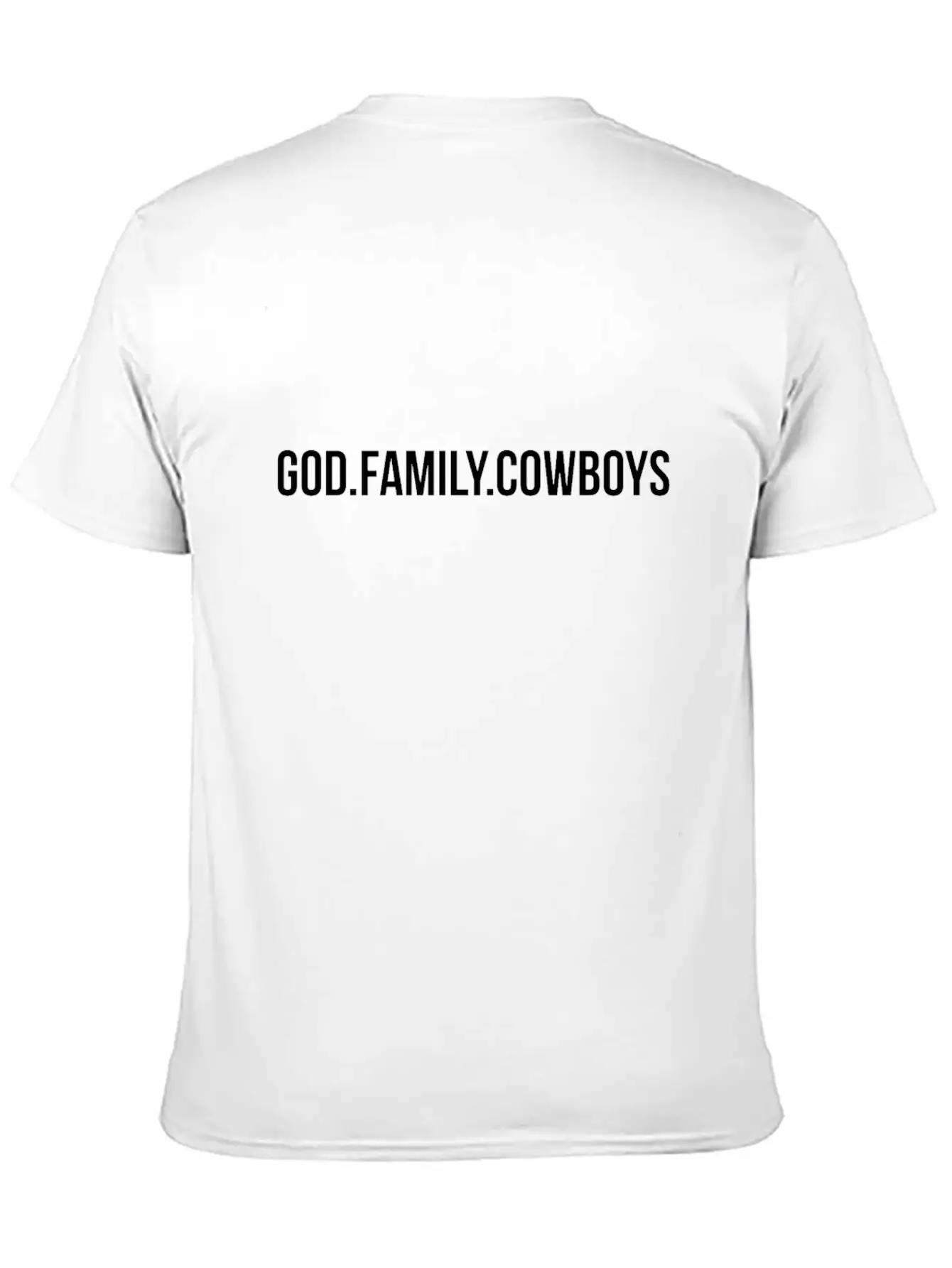 God Family Cowboys Gift For Mens, Womens, Ids Essential Unisex Summer Tee – Soft Cotton Casual Fit