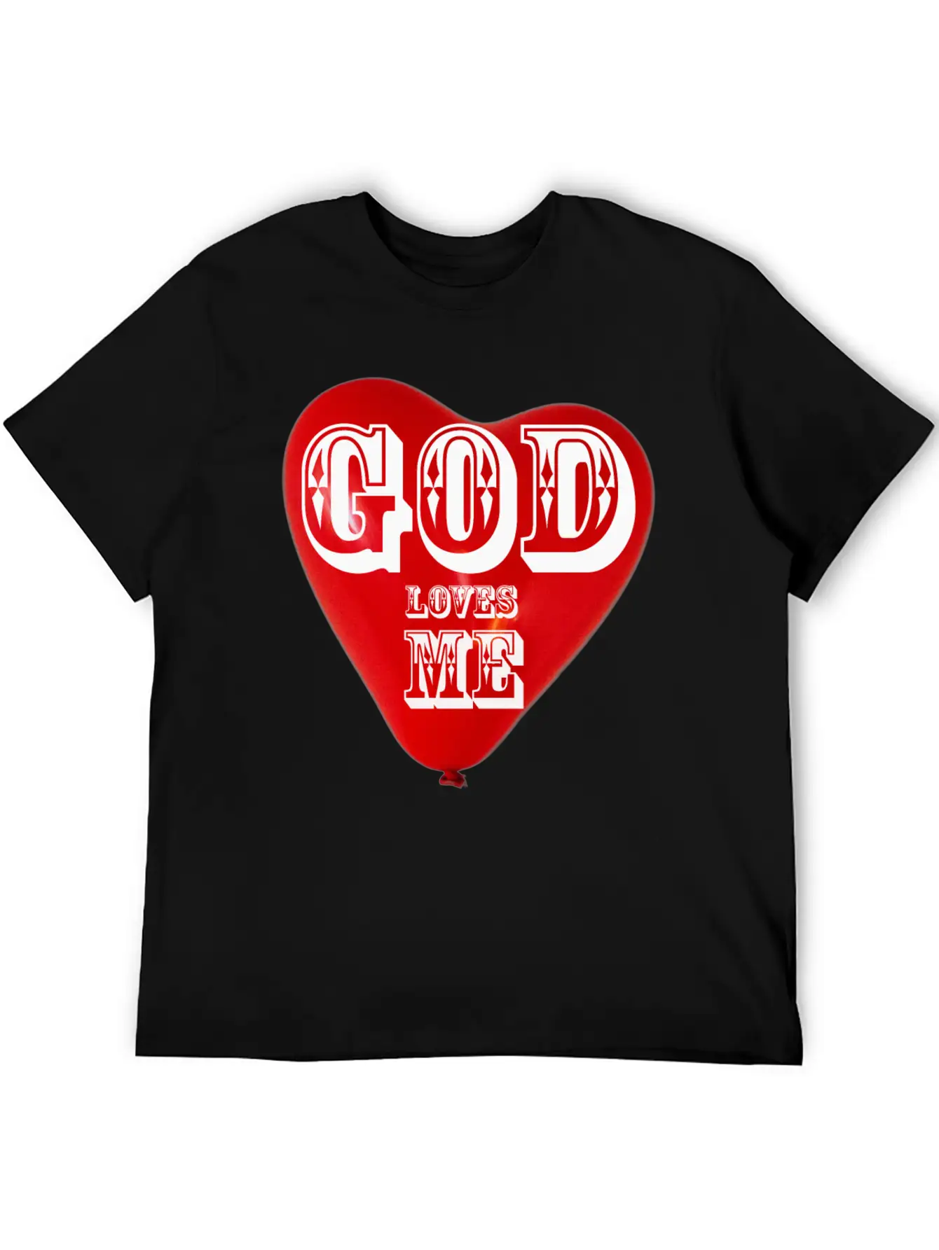 God Loves Me Best Selling T Shirts Printed Design Unisex Short Sleeve Soft Cotton T-Shirt – Casual Everyday Wear