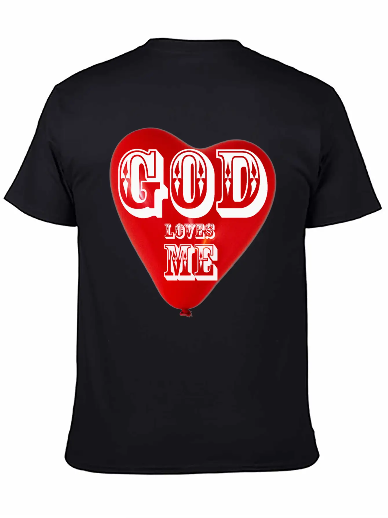 God Loves Me Best Selling T Shirts Printed Design Unisex Short Sleeve Soft Cotton T-Shirt – Casual Everyday Wear