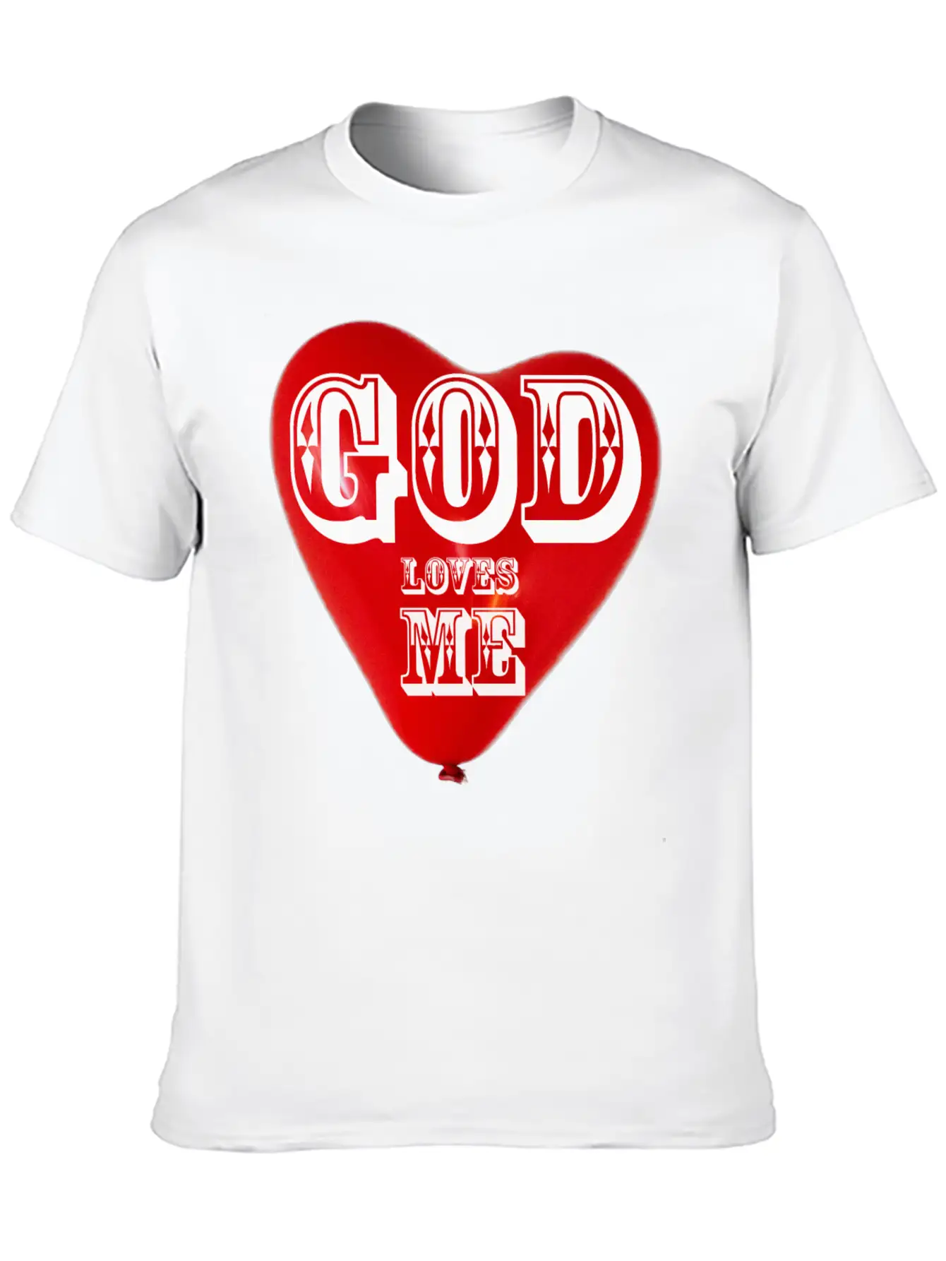 God Loves Me Best Selling T Shirts Printed Design Unisex Short Sleeve Soft Cotton T-Shirt – Casual Everyday Wear