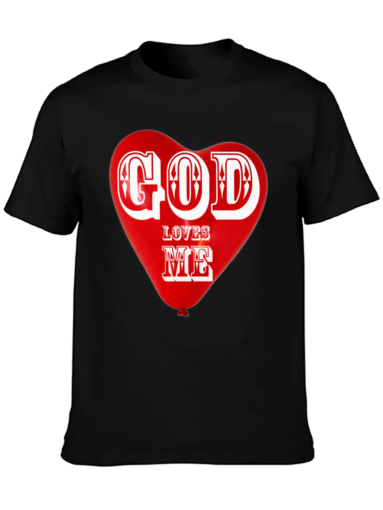 God Loves Me Best Selling T Shirts Printed Design Unisex Short Sleeve Soft Cotton T-Shirt – Casual Everyday Wear