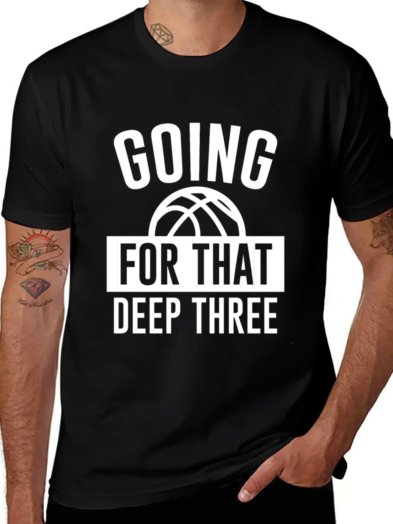 Going For That Deep Three Essential Unisex Summer Tee – Soft Cotton Casual Fit