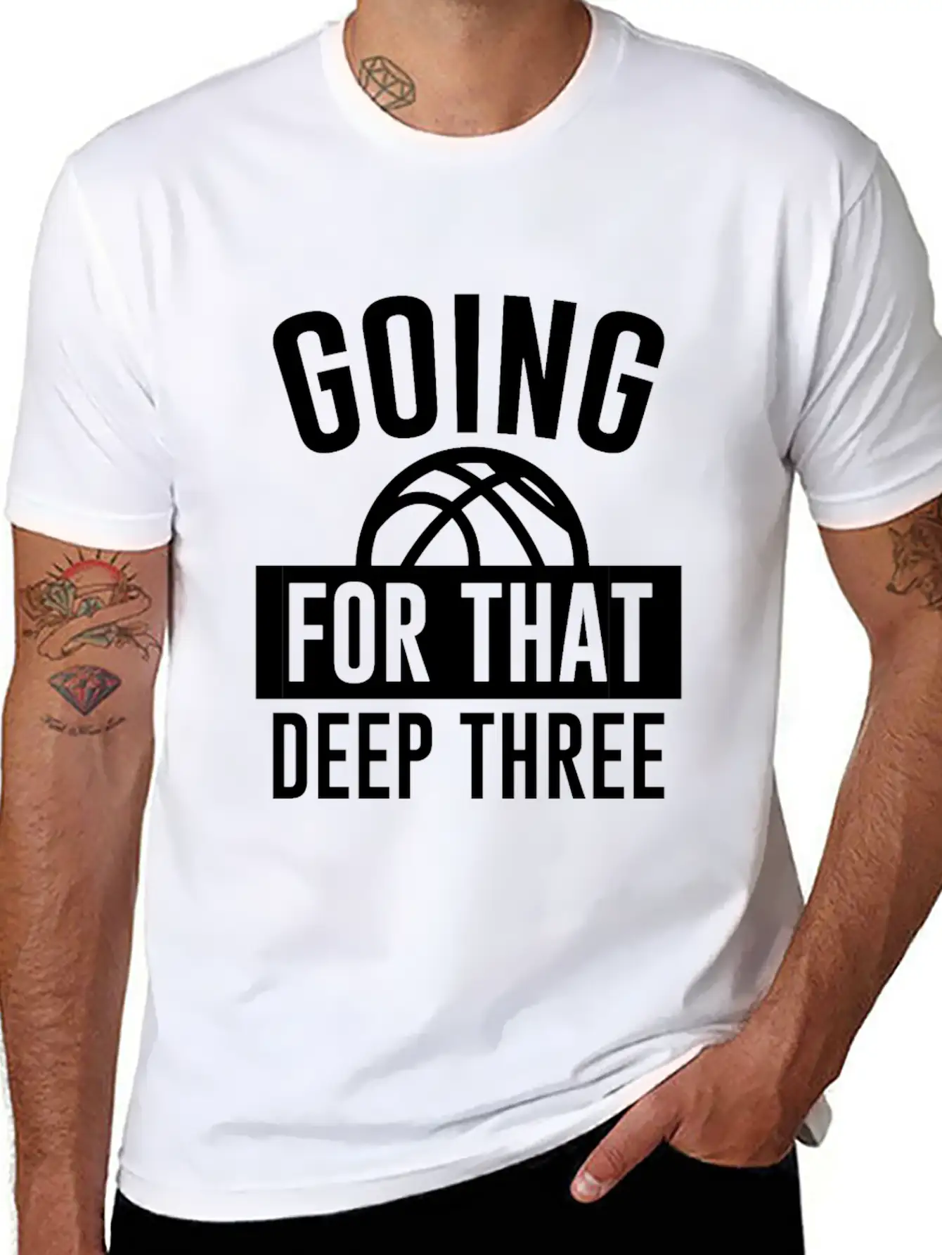 Going For That Deep Three Essential Unisex Summer Tee – Soft Cotton Casual Fit