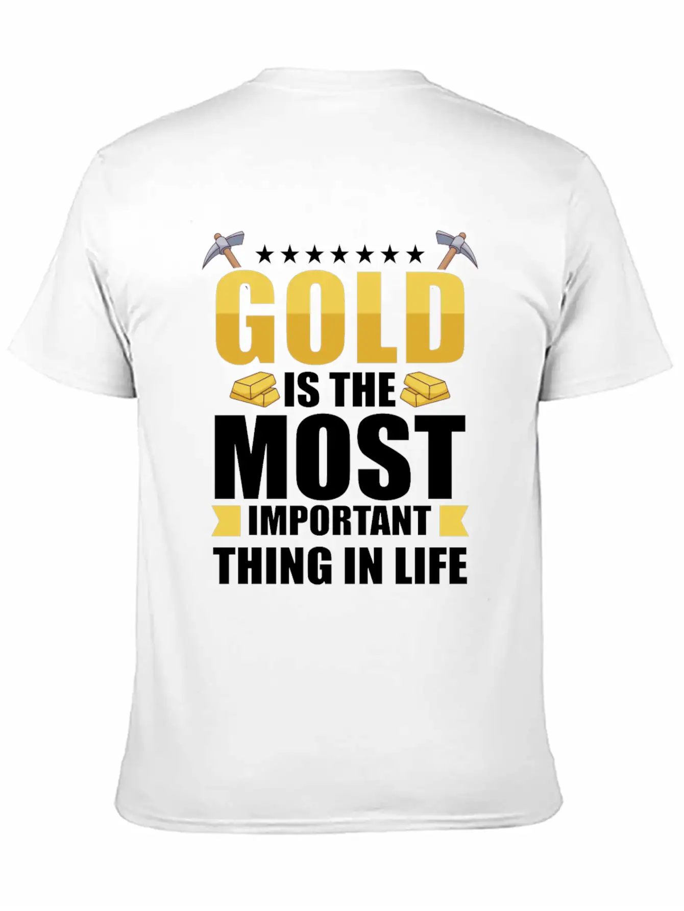 Gold Digging Gold Mining Gold Panning Gold Mine Stylish Everyday T-Shirt – Unisex Basic Cotton Tee
