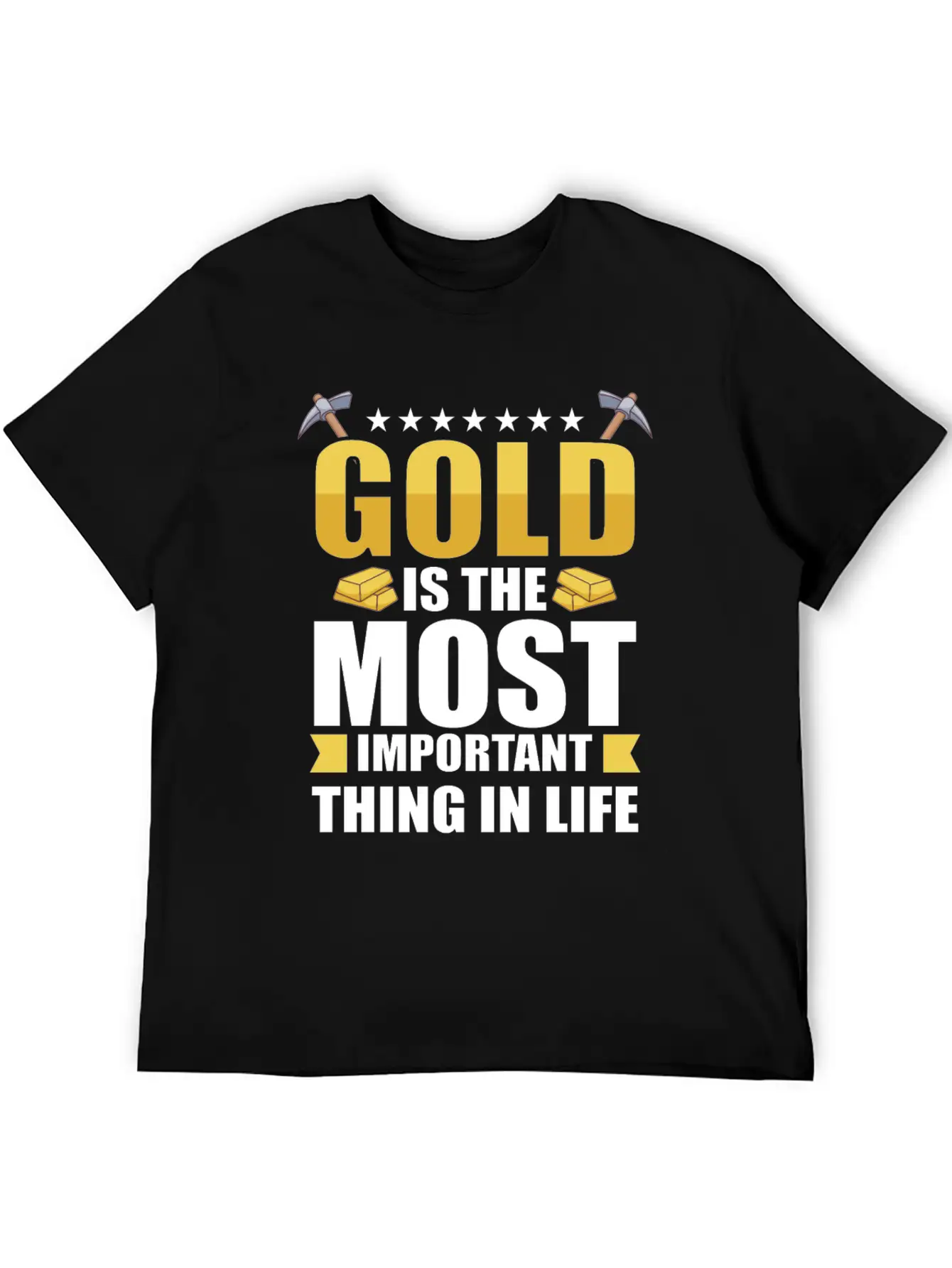 Gold Digging Gold Mining Gold Panning Gold Mine Stylish Everyday T-Shirt – Unisex Basic Cotton Tee