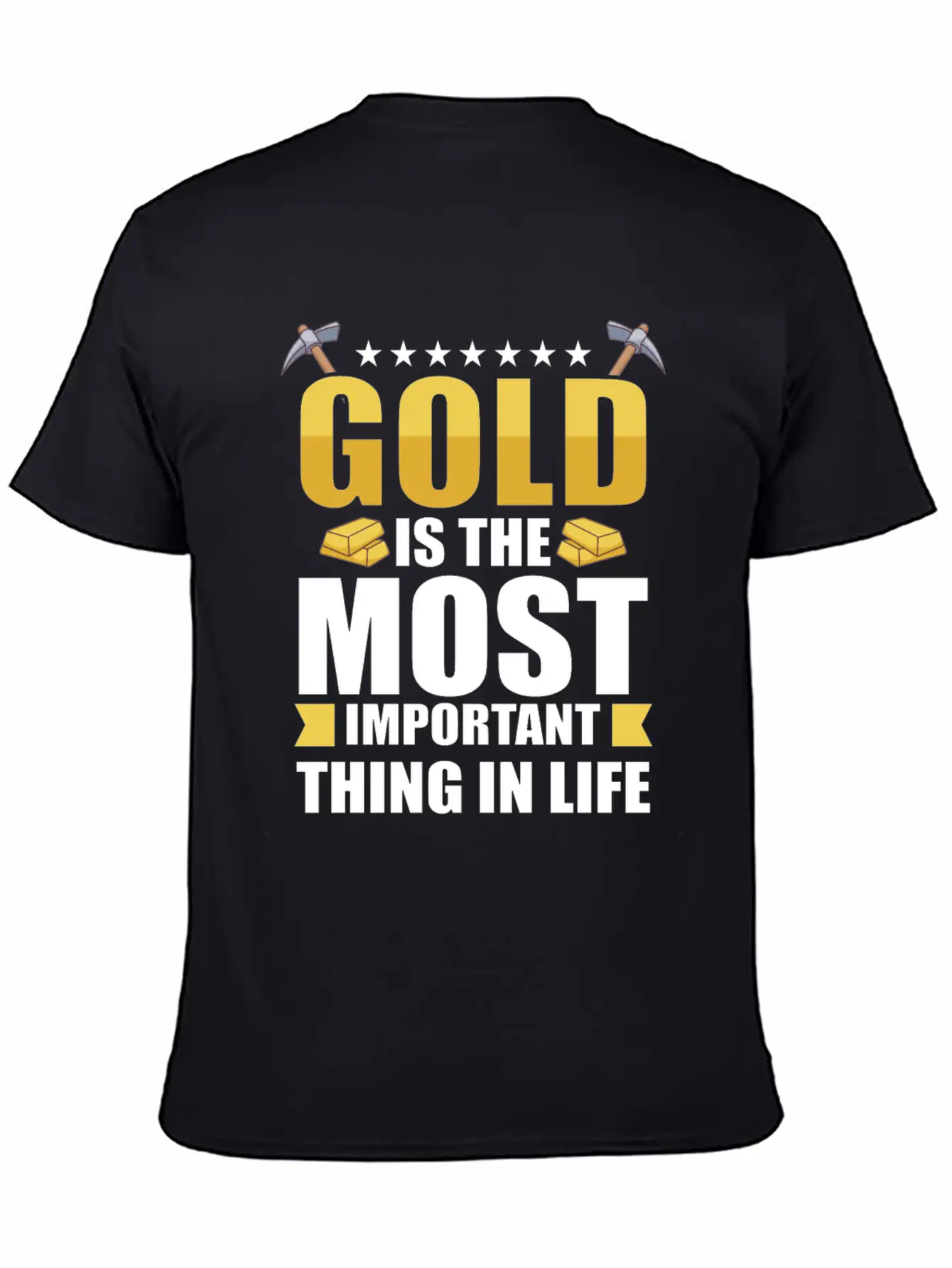 Gold Digging Gold Mining Gold Panning Gold Mine Stylish Everyday T-Shirt – Unisex Basic Cotton Tee