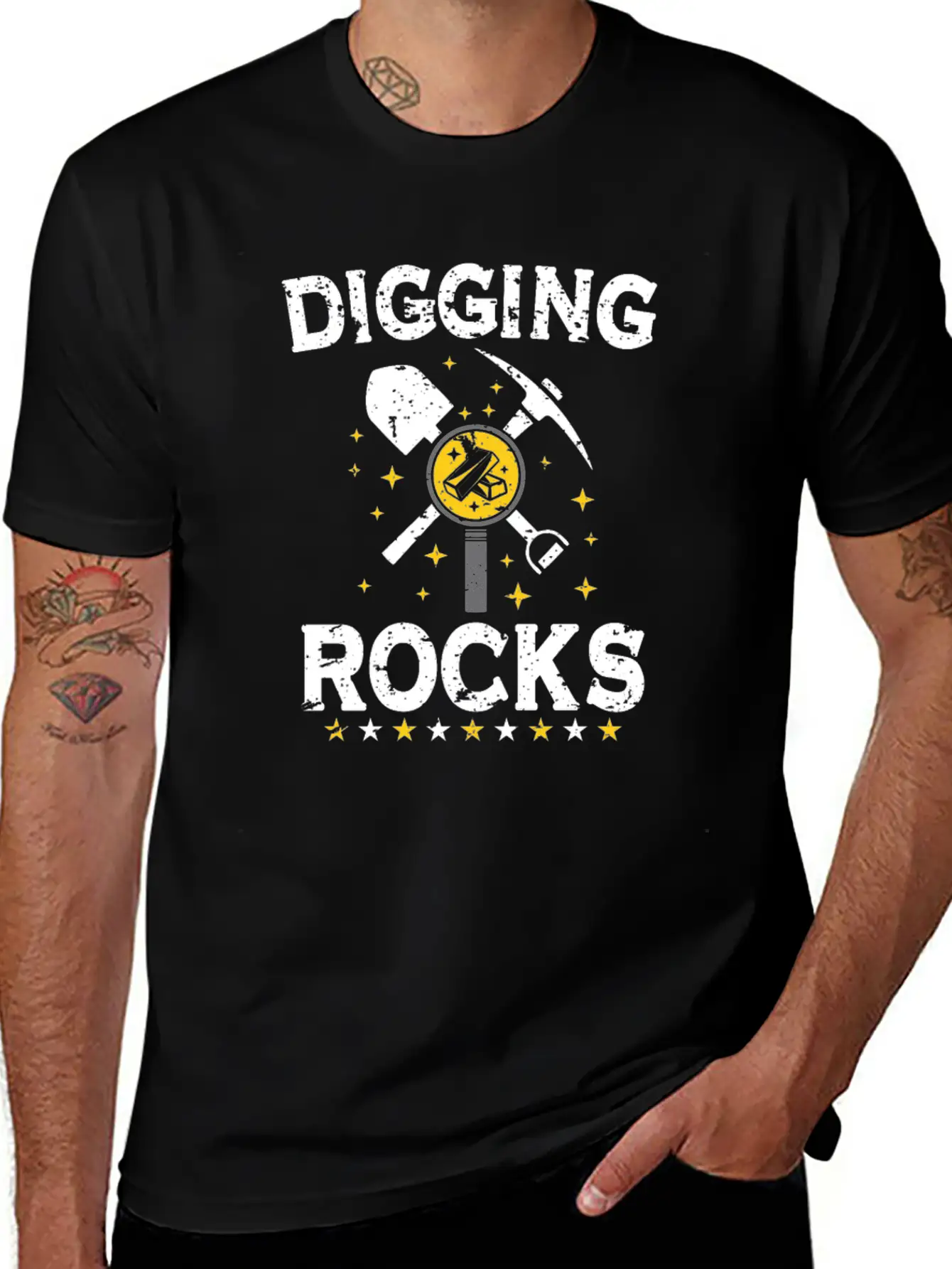 Gold Digging Gold Mining Gold Panning Gold Mine Unisex Casual T-Shirt – Clean Design For Daily Comfort
