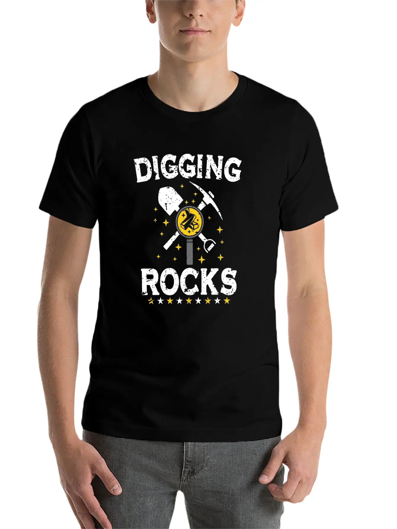 Gold Digging Gold Mining Gold Panning Gold Mine Unisex Casual T-Shirt – Clean Design For Daily Comfort