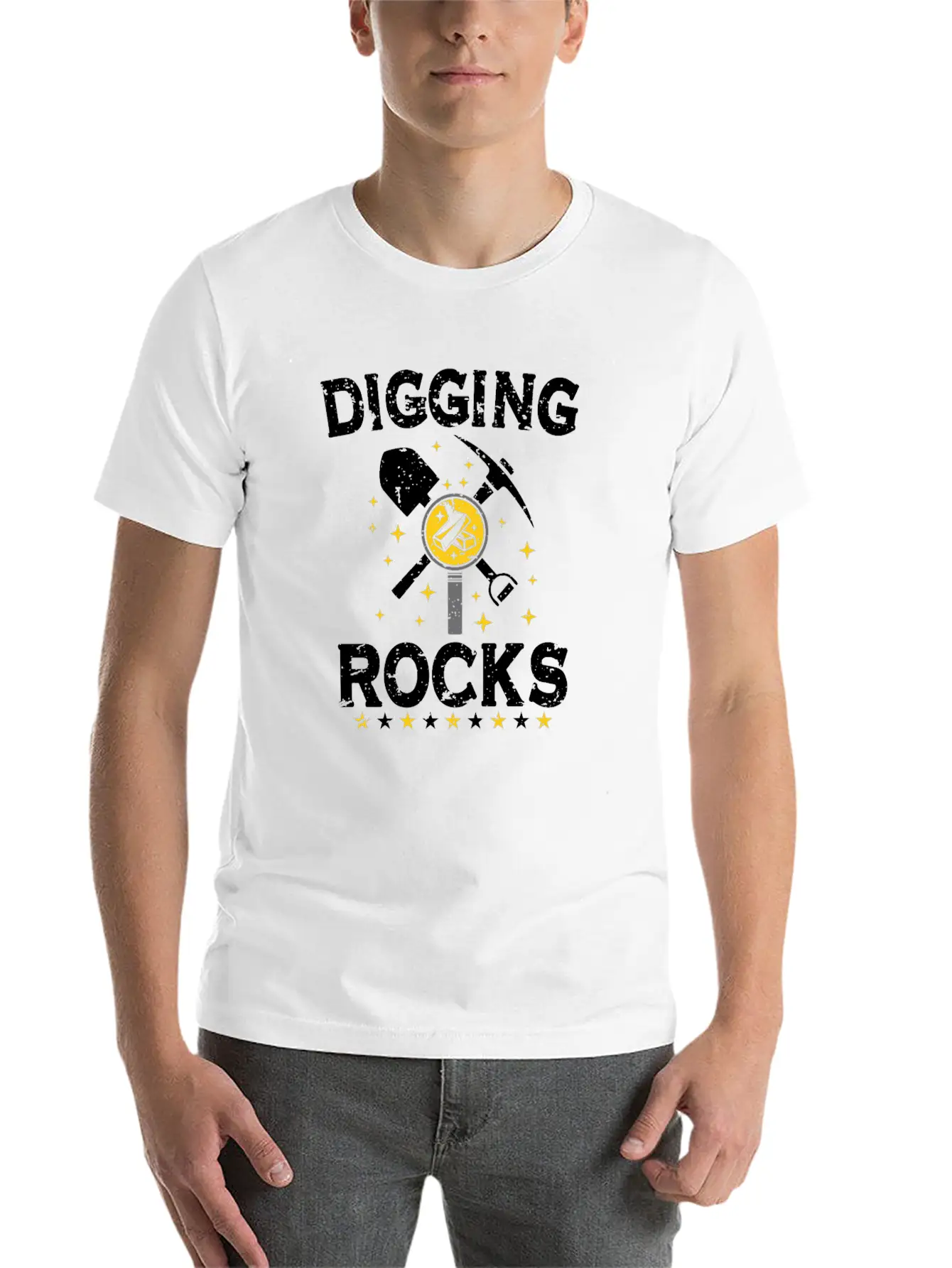 Gold Digging Gold Mining Gold Panning Gold Mine Unisex Casual T-Shirt – Clean Design For Daily Comfort