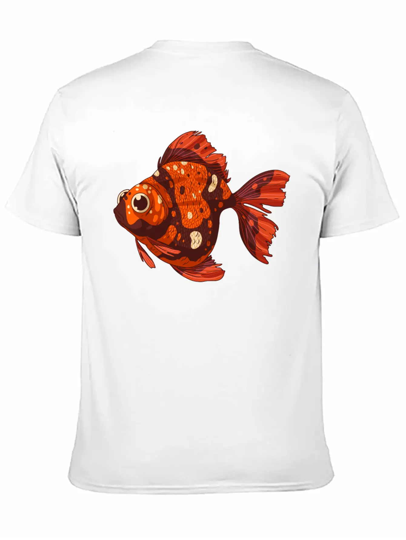 Gold Fish Unisex Short Sleeve Soft Cotton T-Shirt – Casual Everyday Wear