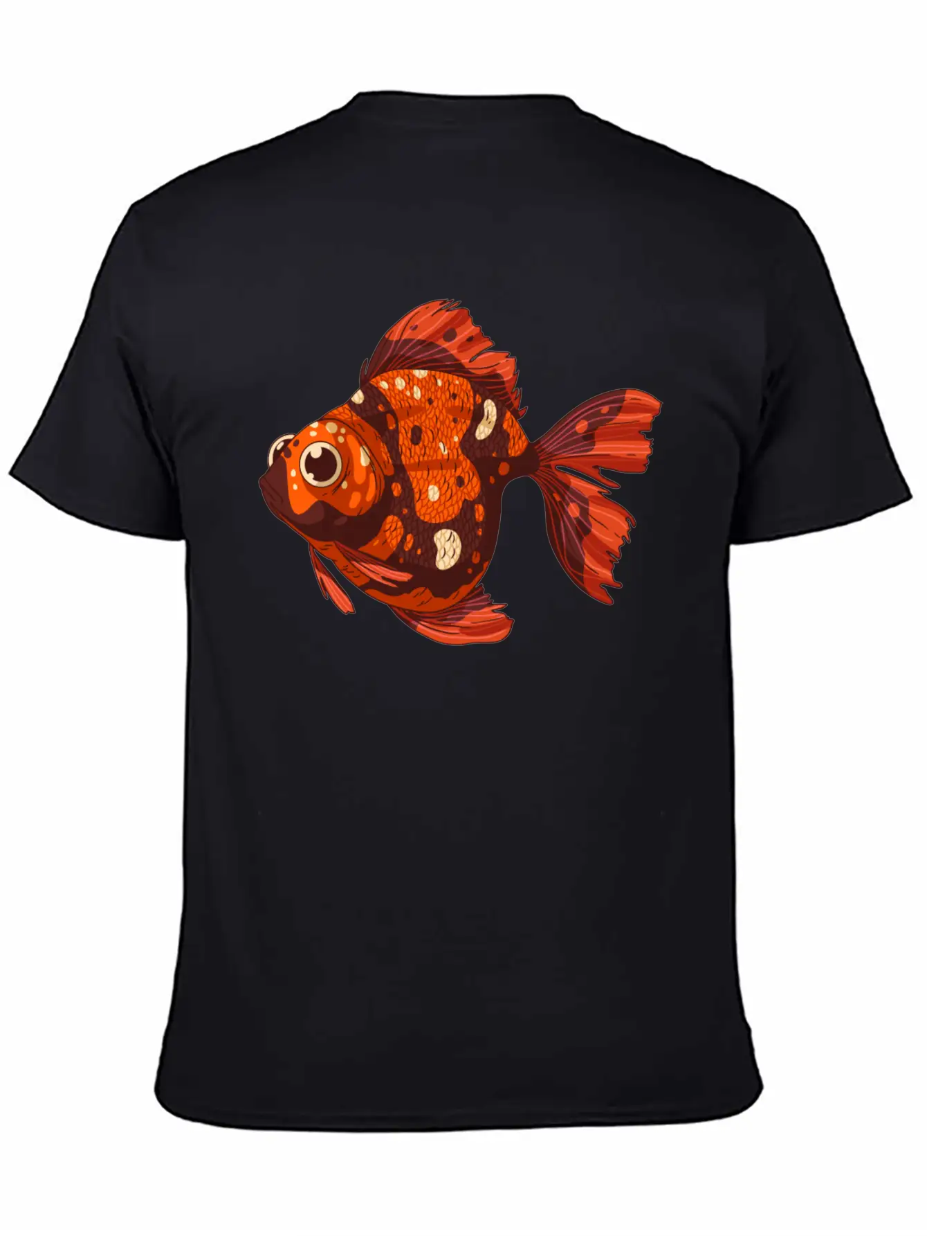Gold Fish Unisex Short Sleeve Soft Cotton T-Shirt – Casual Everyday Wear