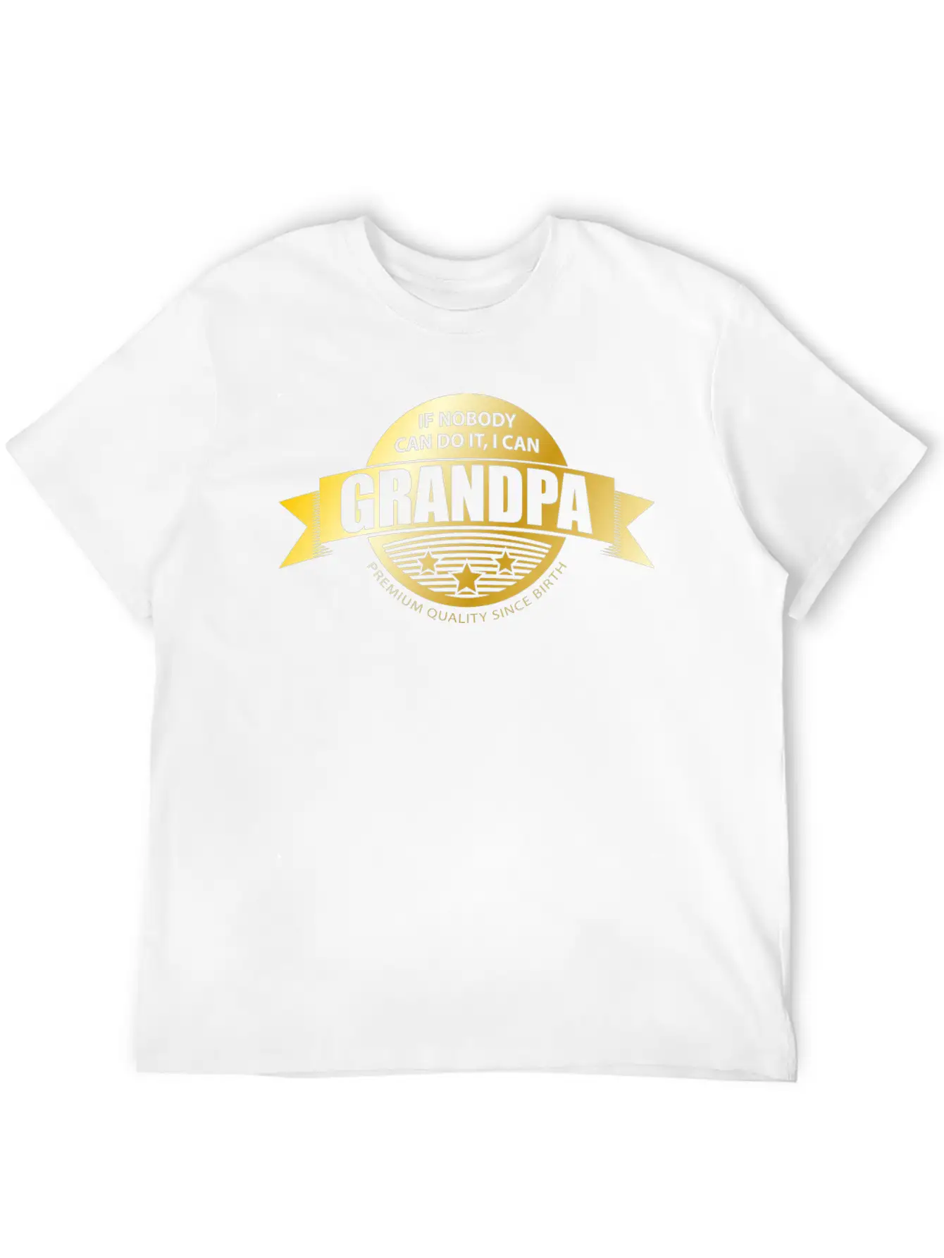 Gold Medal, Grandpa Essential Unisex Summer Tee – Soft Cotton Casual Fit