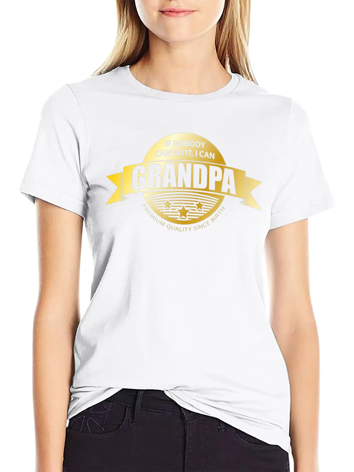 Gold Medal, Grandpa Essential Unisex Summer Tee – Soft Cotton Casual Fit