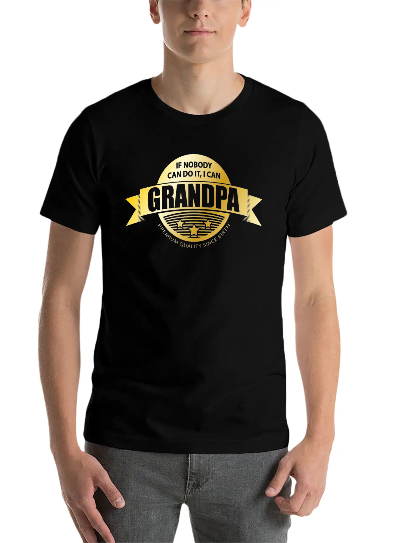 Gold Medal, Grandpa Essential Unisex Summer Tee – Soft Cotton Casual Fit