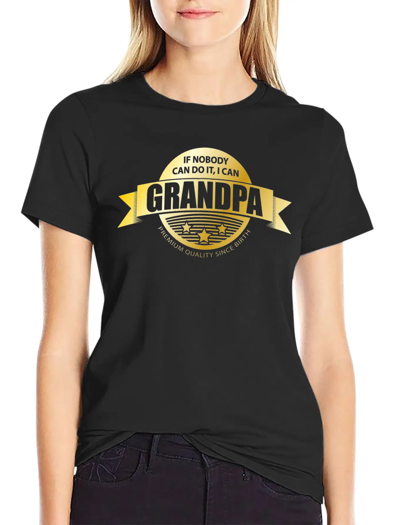 Gold Medal, Grandpa Essential Unisex Summer Tee – Soft Cotton Casual Fit