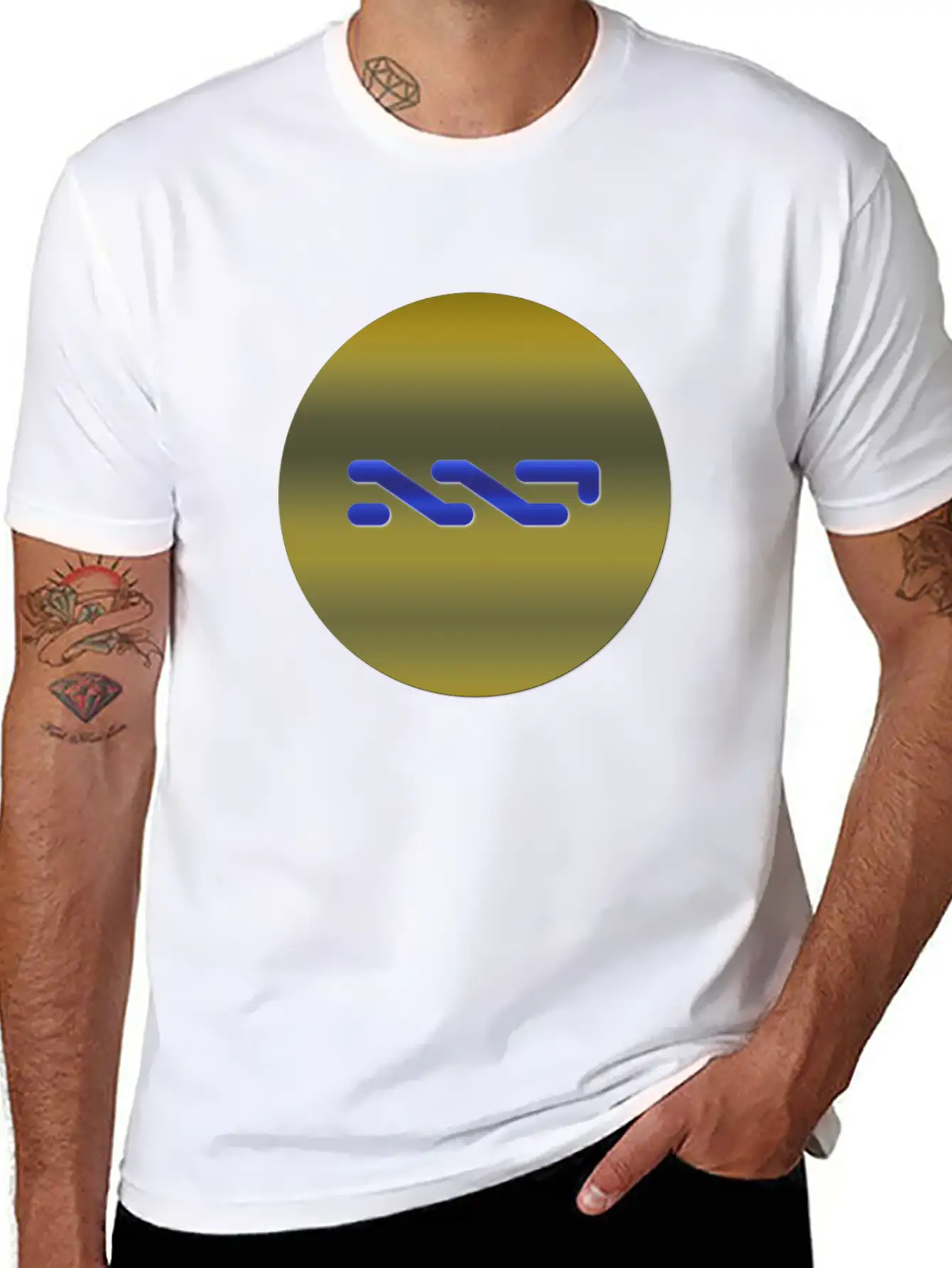 GOLD SILVER NXT 3D 3B T Timeless Short Sleeve Tee – Comfy And Minimalist Design