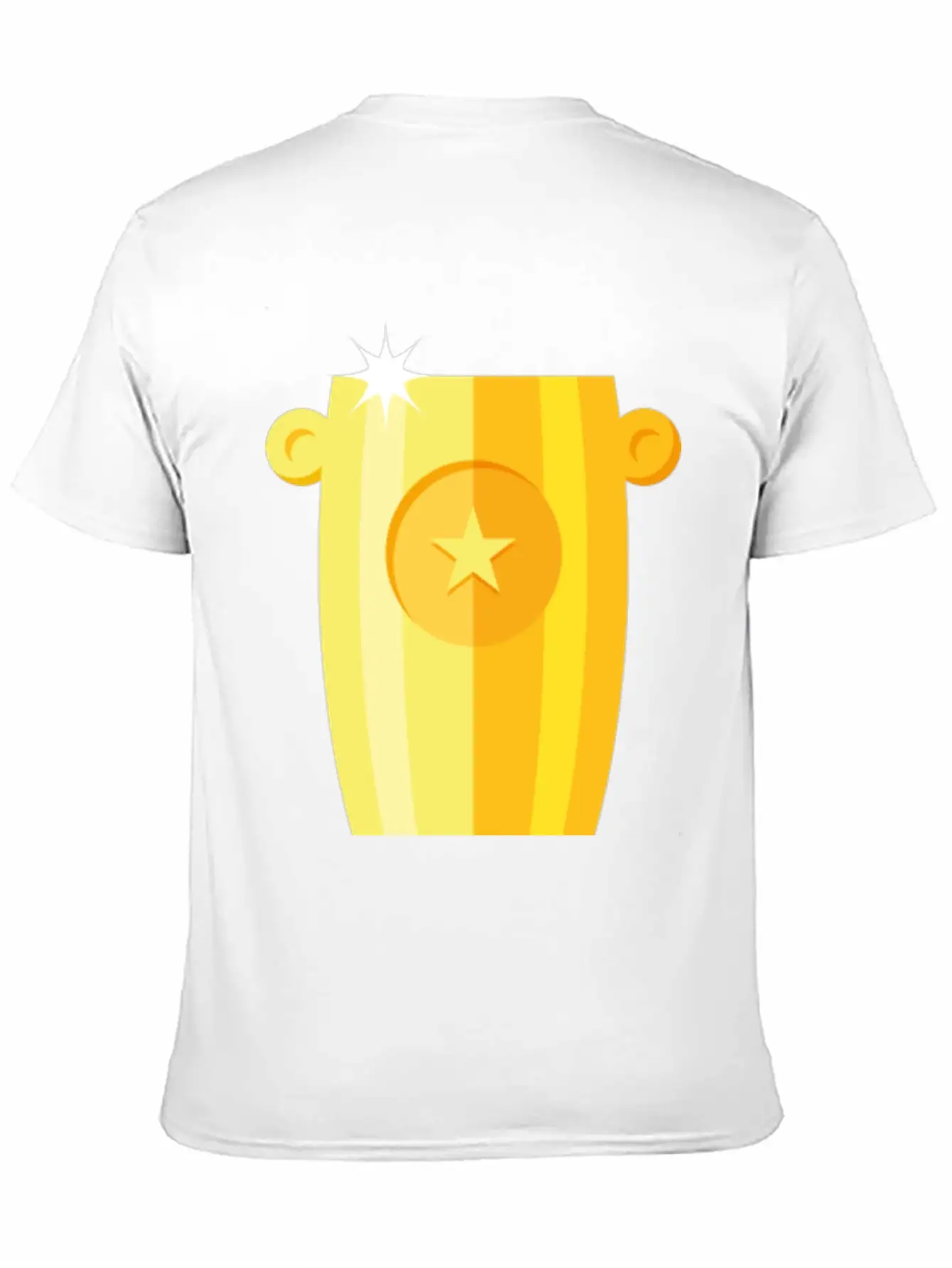 Gold Trophy Unisex Short Sleeve Soft Cotton T-Shirt – Casual Everyday Wear