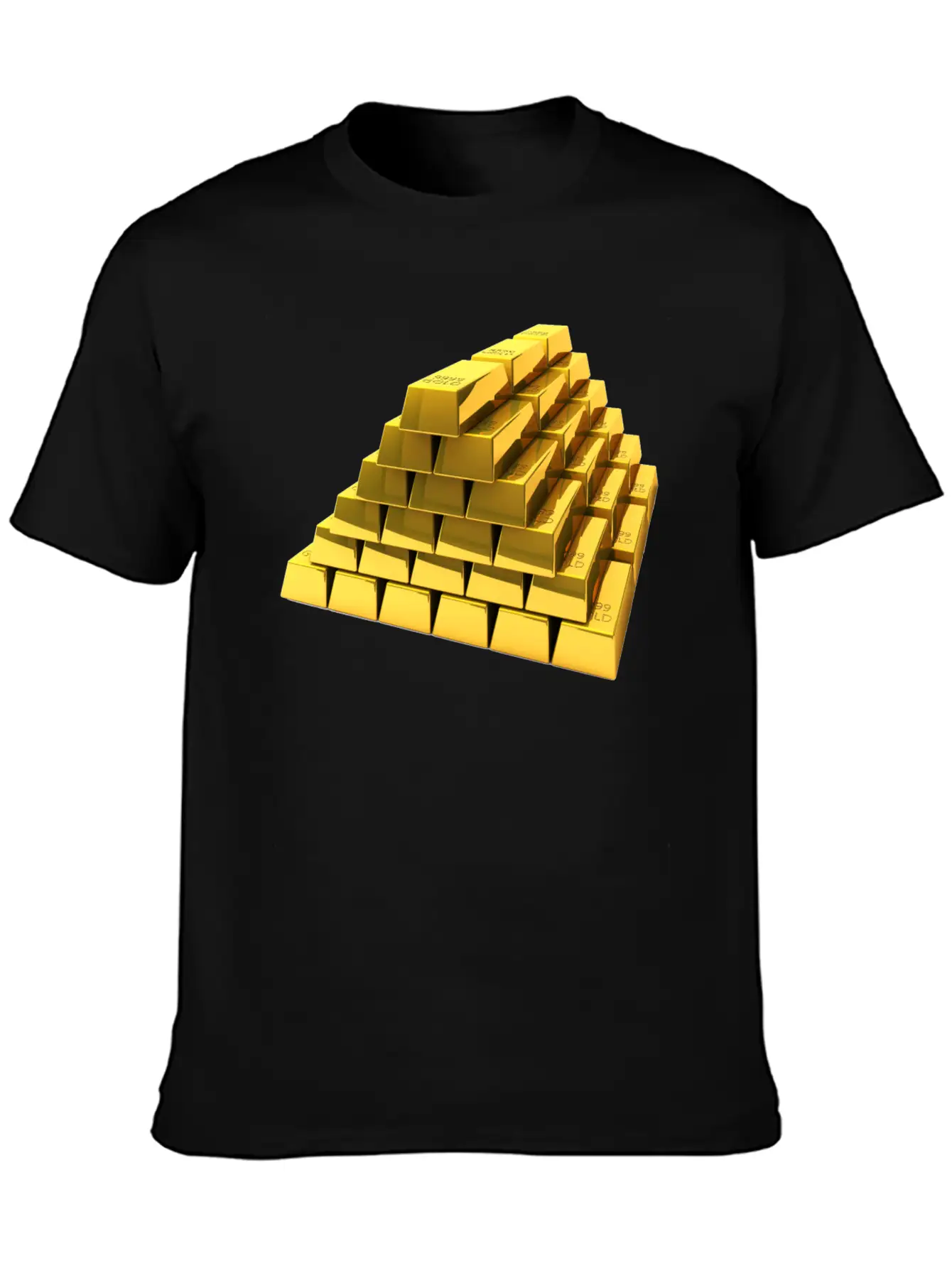Gold Unisex Short Sleeve Soft Cotton T-Shirt – Casual Everyday Wear