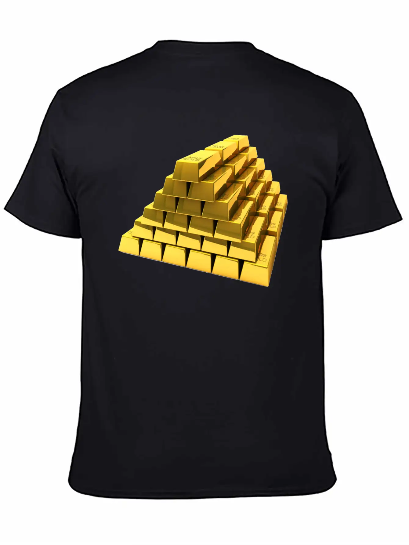 Gold Unisex Short Sleeve Soft Cotton T-Shirt – Casual Everyday Wear