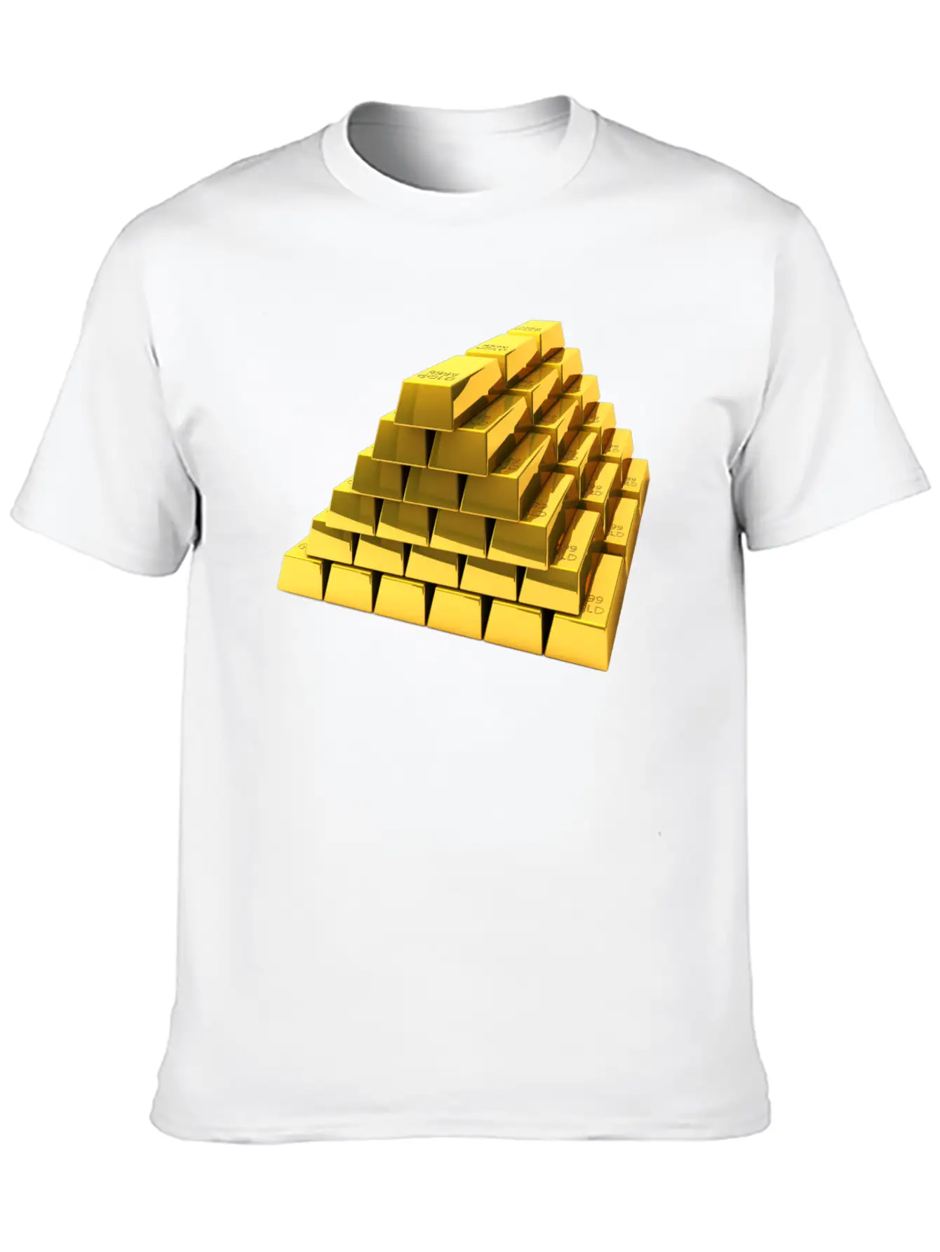 Gold Unisex Short Sleeve Soft Cotton T-Shirt – Casual Everyday Wear