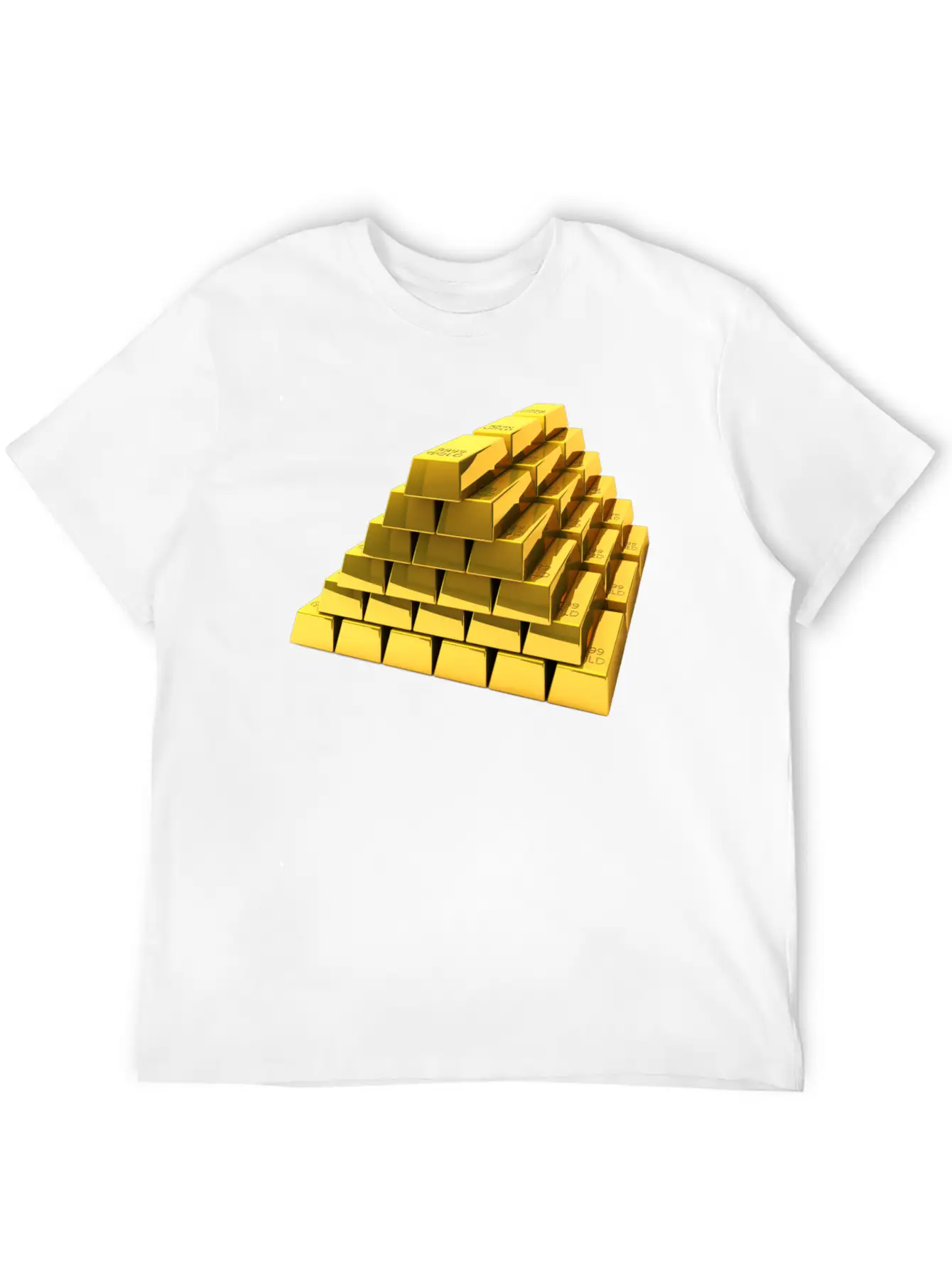 Gold Unisex Short Sleeve Soft Cotton T-Shirt – Casual Everyday Wear
