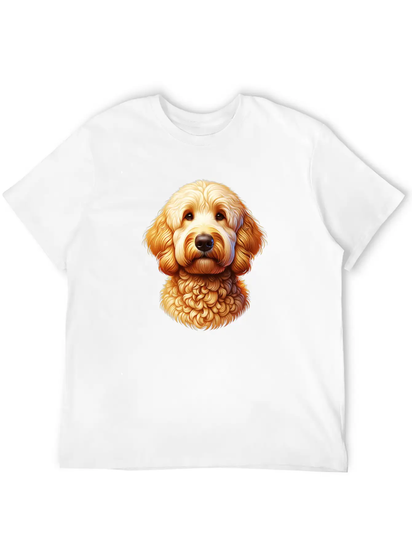 Goldendoodle Dog Comfortable Minimalist Graphic Tee – Summer Style Essential