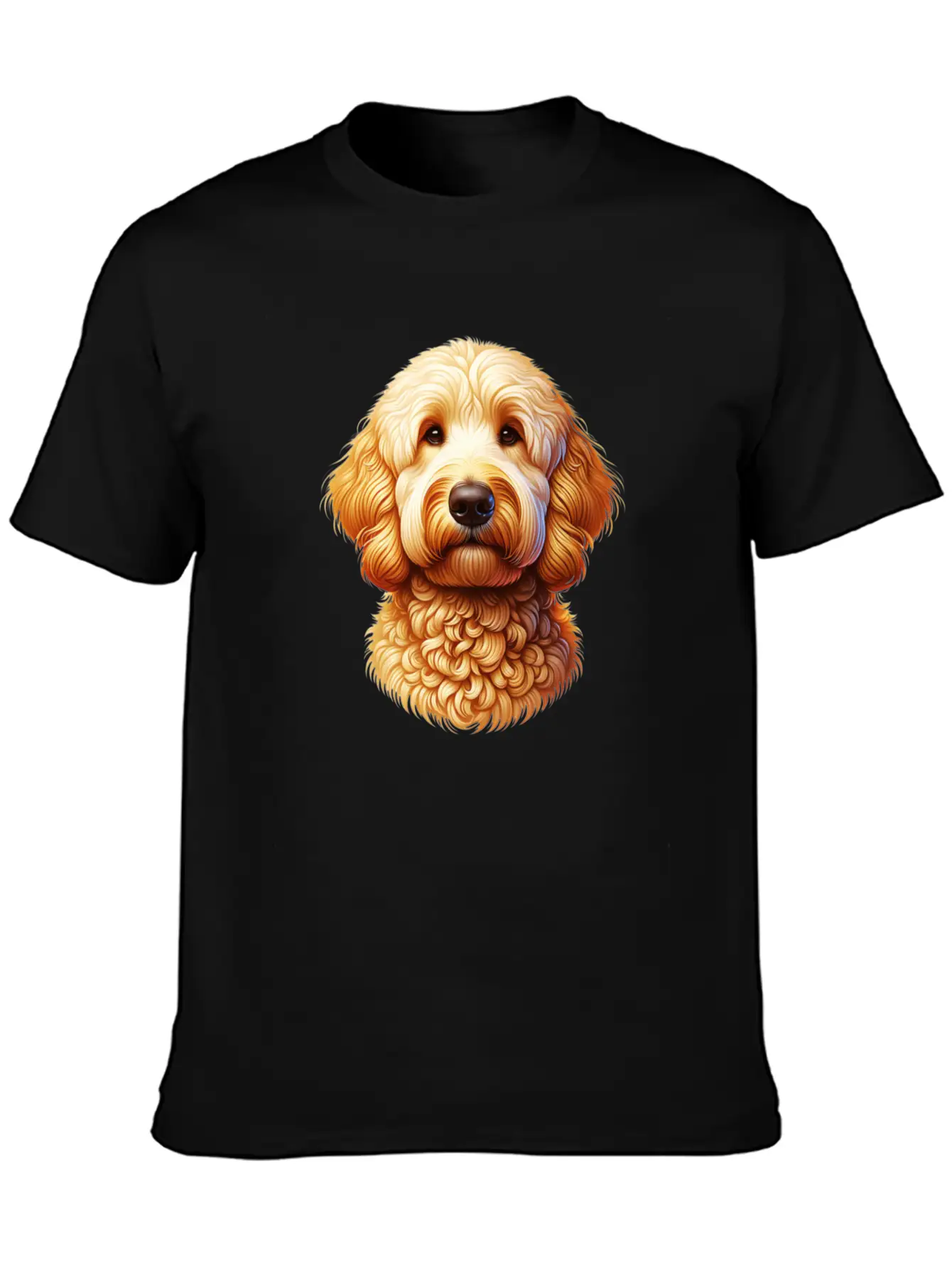 Goldendoodle Dog Comfortable Minimalist Graphic Tee – Summer Style Essential