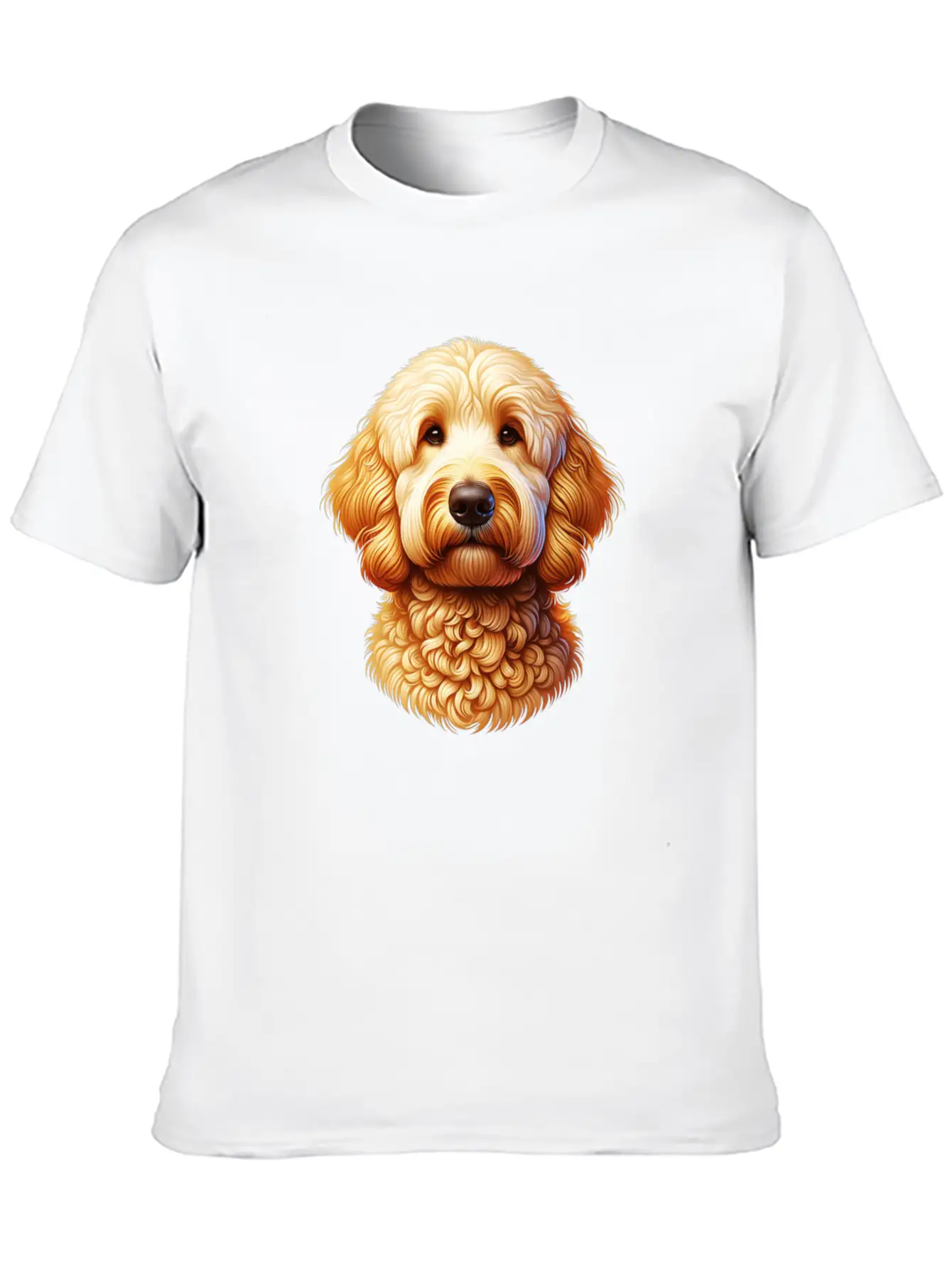 Goldendoodle Dog Comfortable Minimalist Graphic Tee – Summer Style Essential