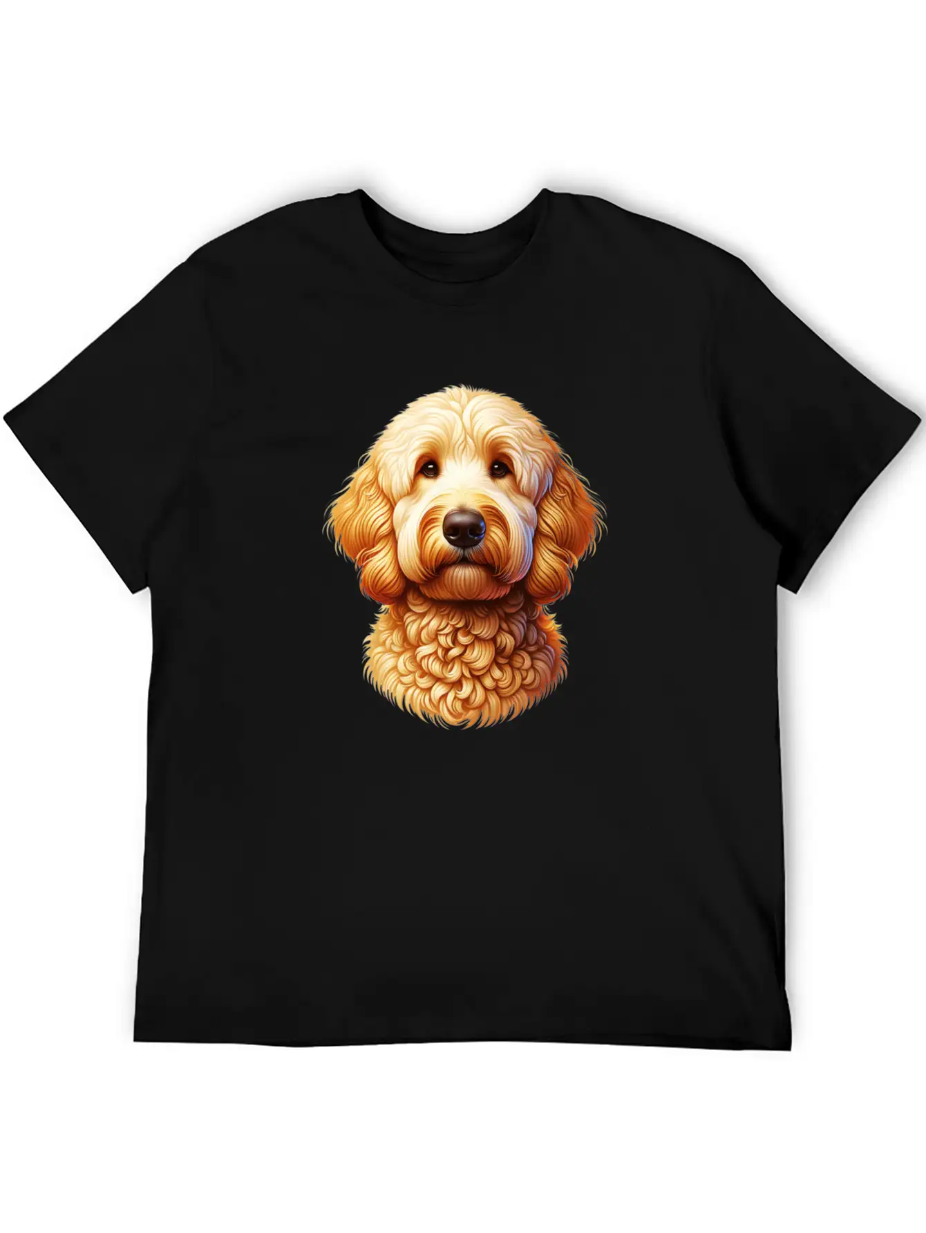 Goldendoodle Dog Comfortable Minimalist Graphic Tee – Summer Style Essential