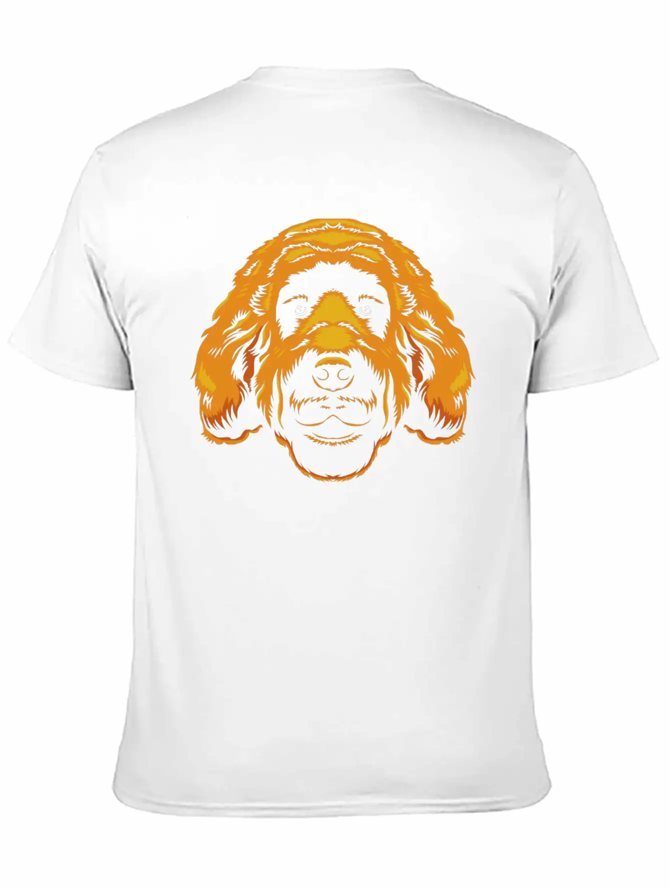 Goldendoodle Dog Owner Graphic Doodle Faces Stylish Everyday T-Shirt – Unisex Basic Cotton Tee