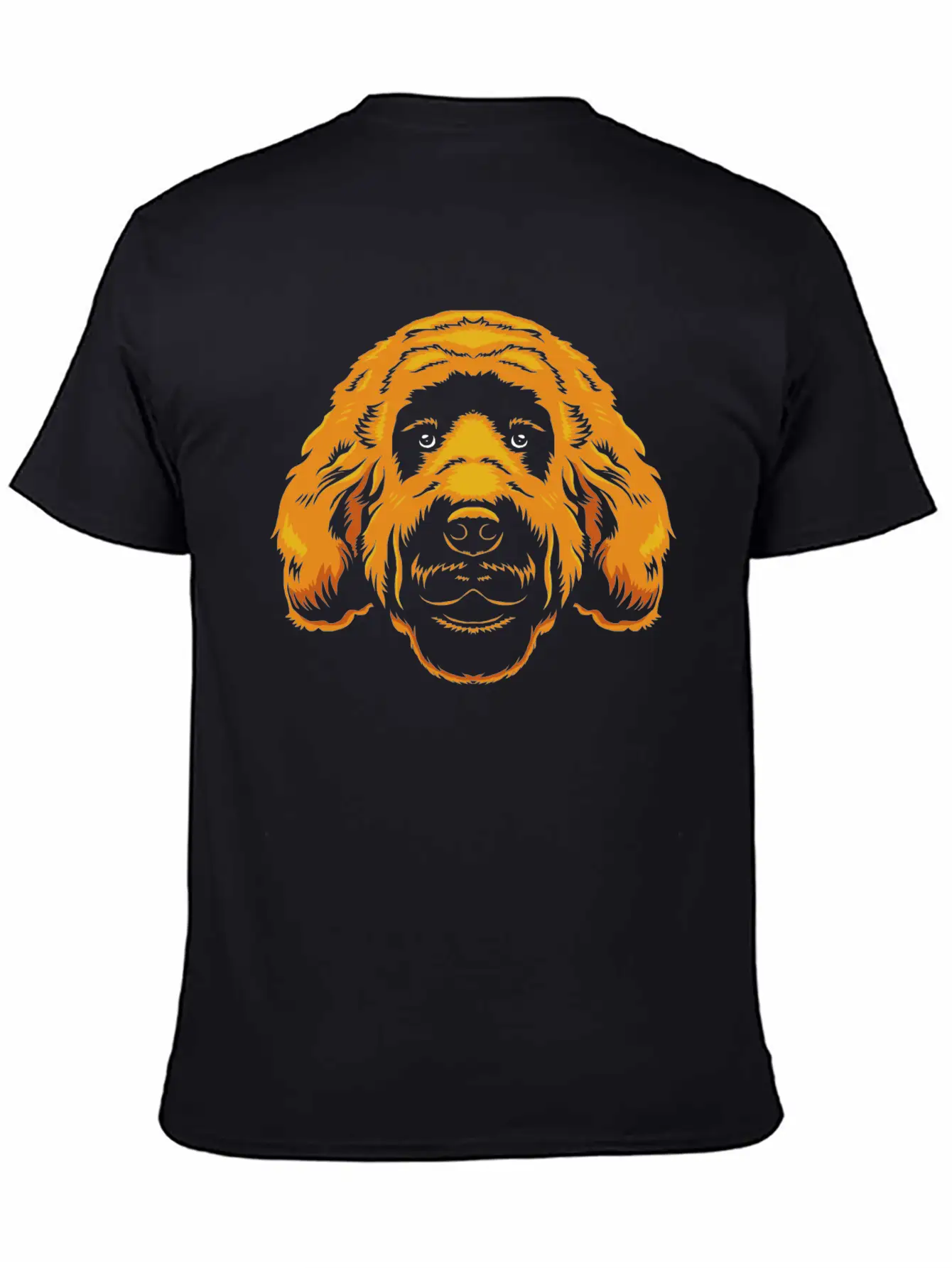 Goldendoodle Dog Owner Graphic Doodle Faces Stylish Everyday T-Shirt – Unisex Basic Cotton Tee