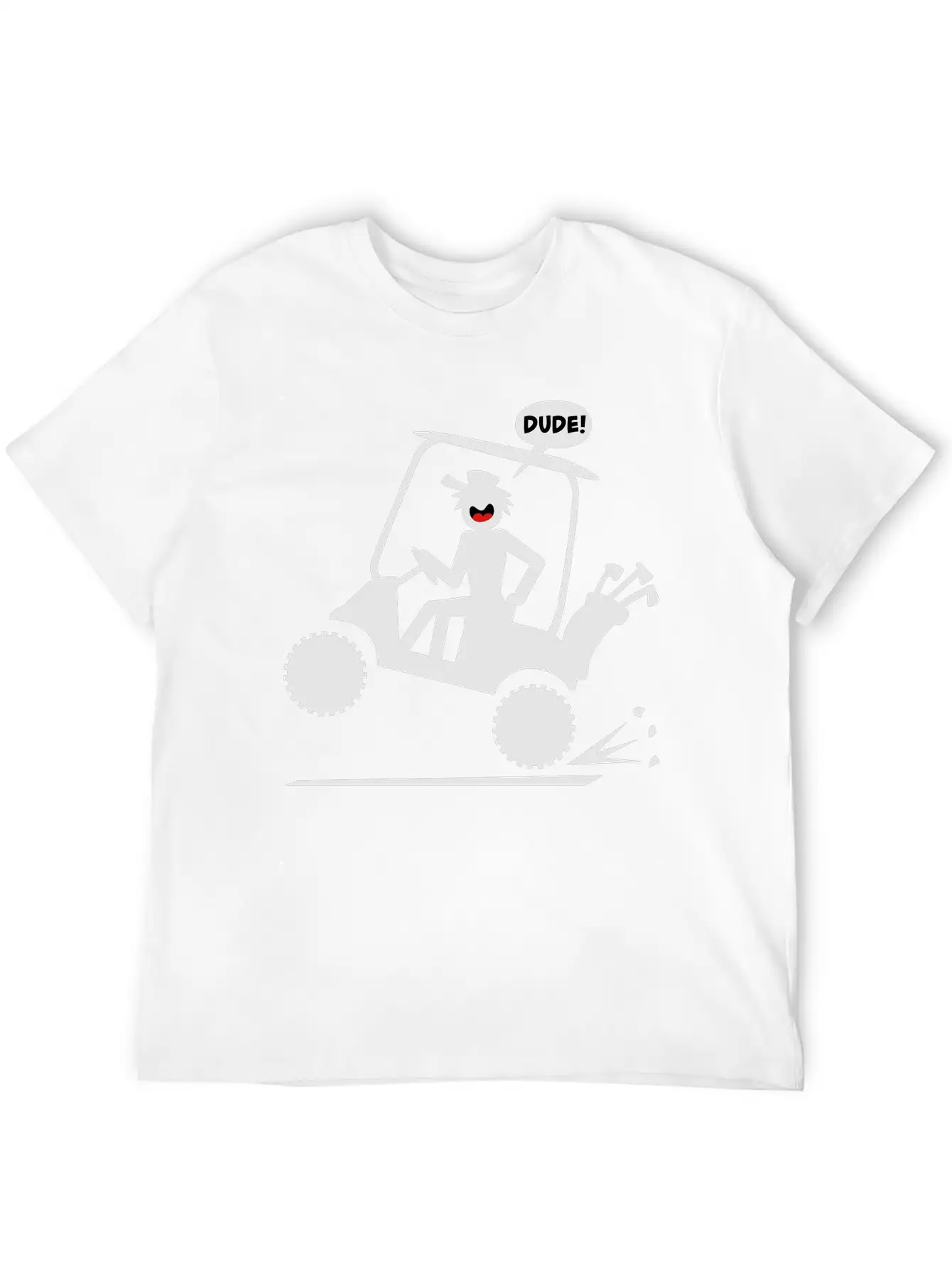 Golf Cart Wheelie 1 Comfortable Minimalist Graphic Tee – Summer Style Essential