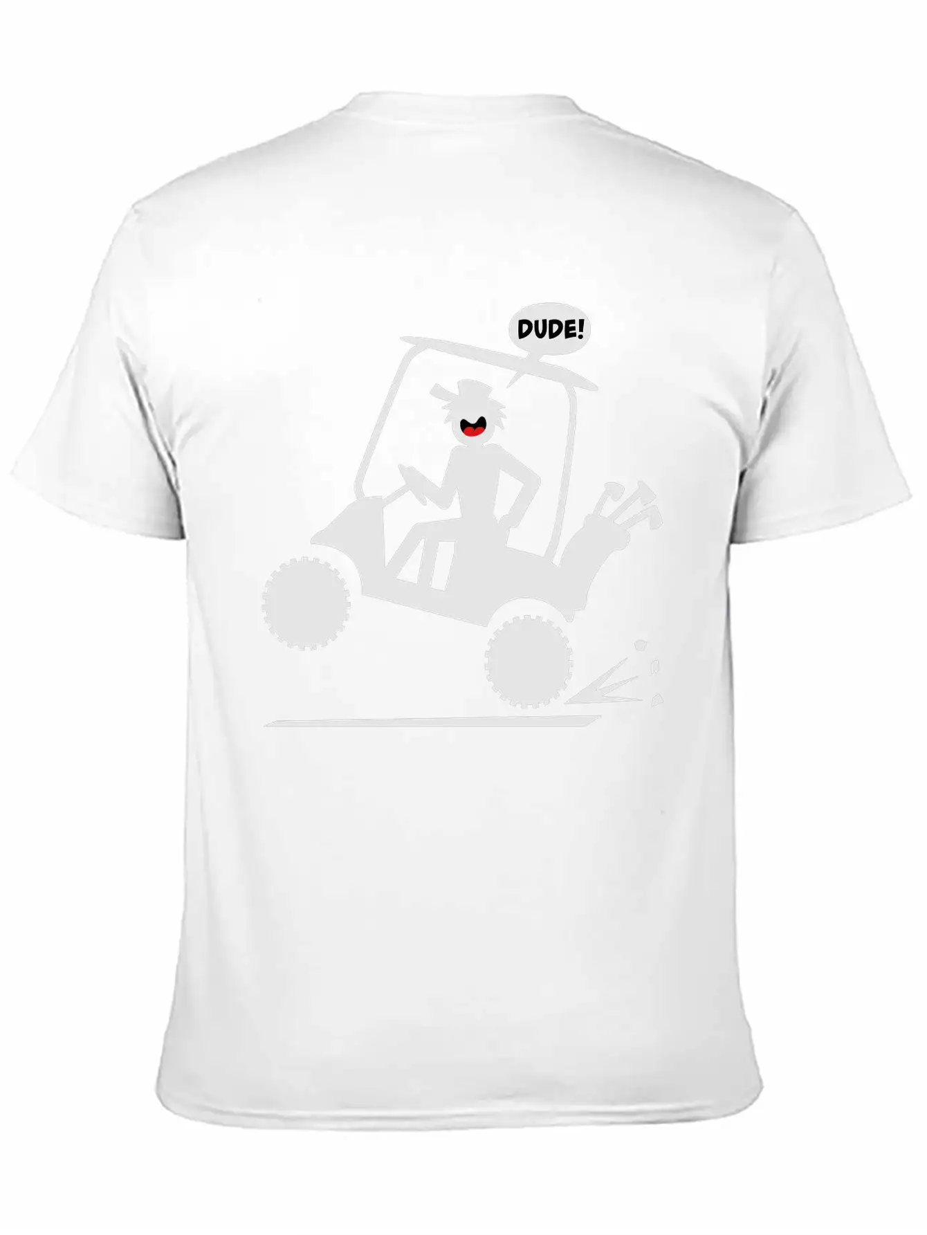 Golf Cart Wheelie 1 Comfortable Minimalist Graphic Tee – Summer Style Essential