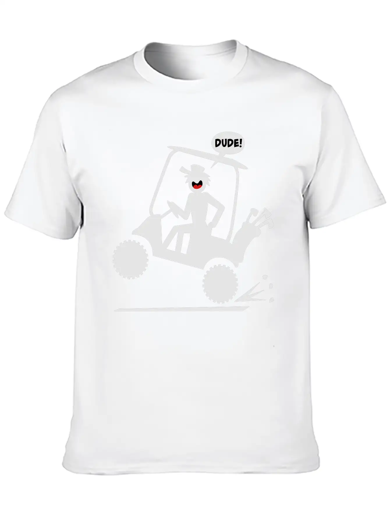Golf Cart Wheelie 1 Comfortable Minimalist Graphic Tee – Summer Style Essential